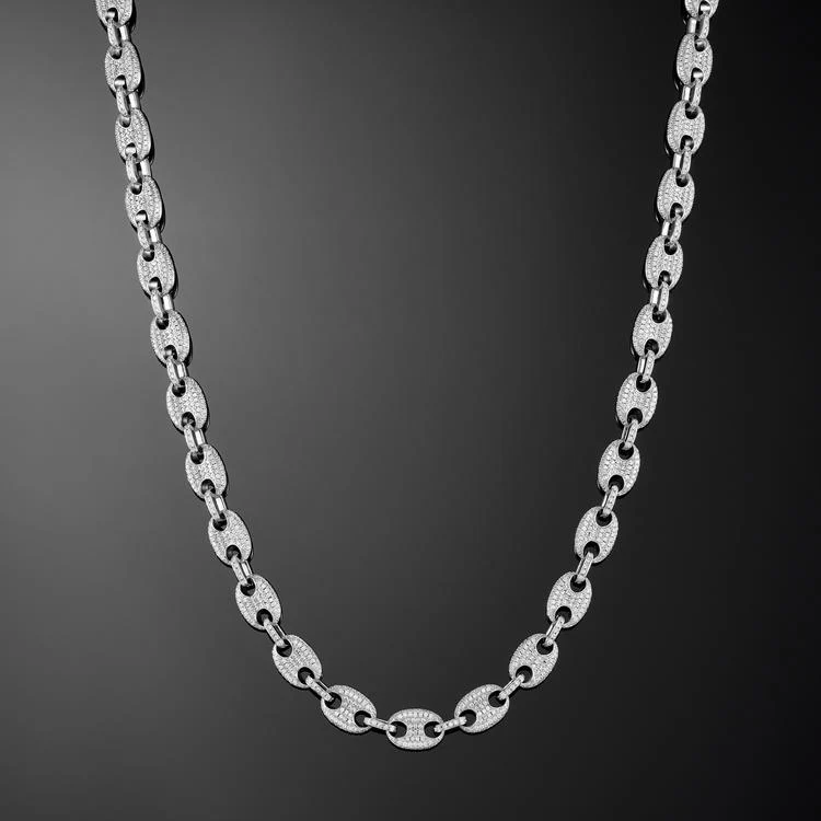 10mm G-Link in White Gold