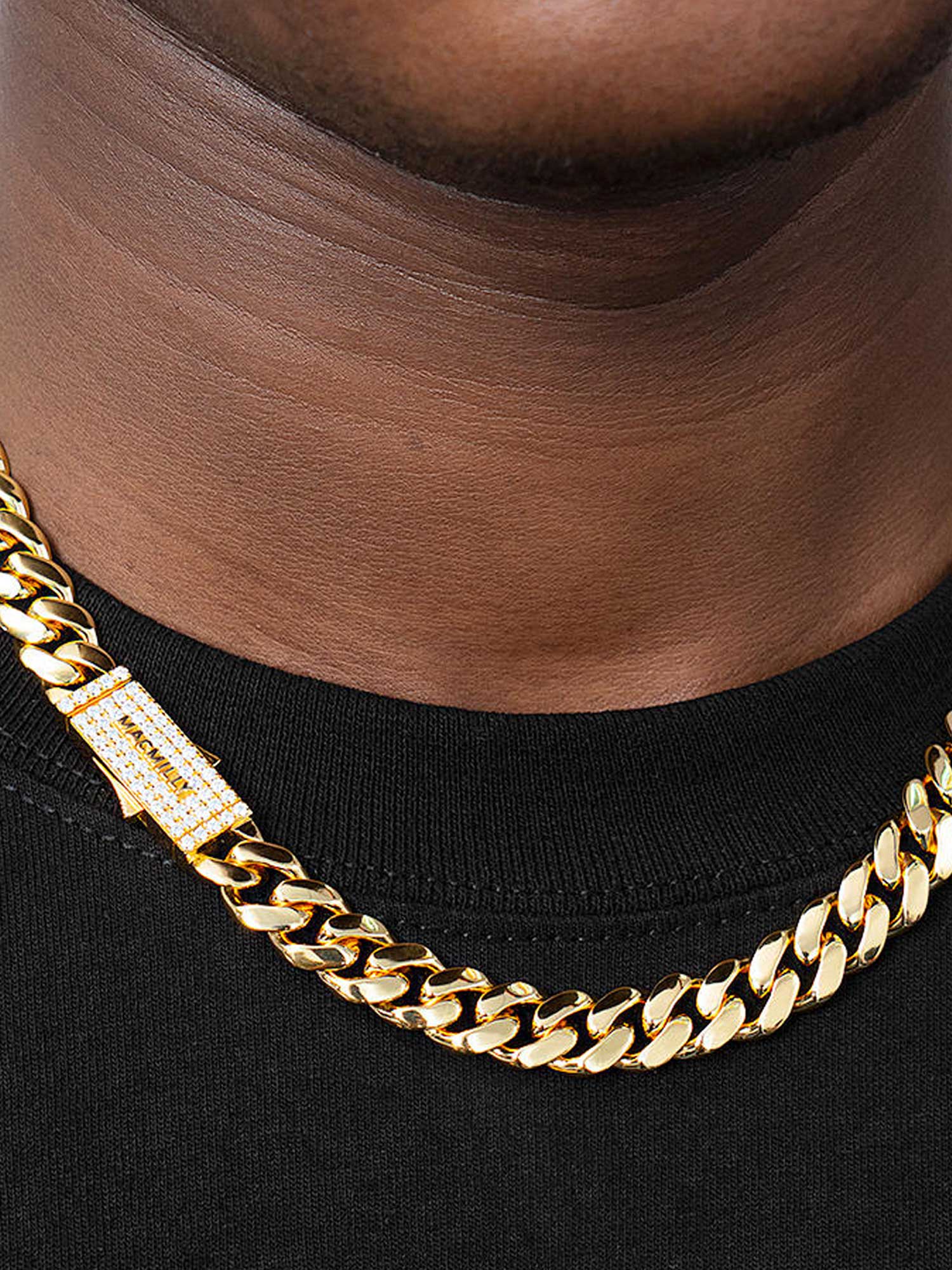 10mm S925 Miami Cuban Chain With Moissanite Clasp - Image 12