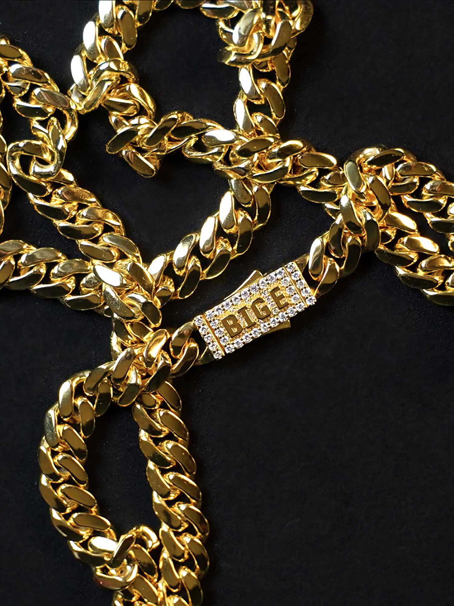 10mm S925 Miami Cuban Chain With Moissanite Clasp - Image 3