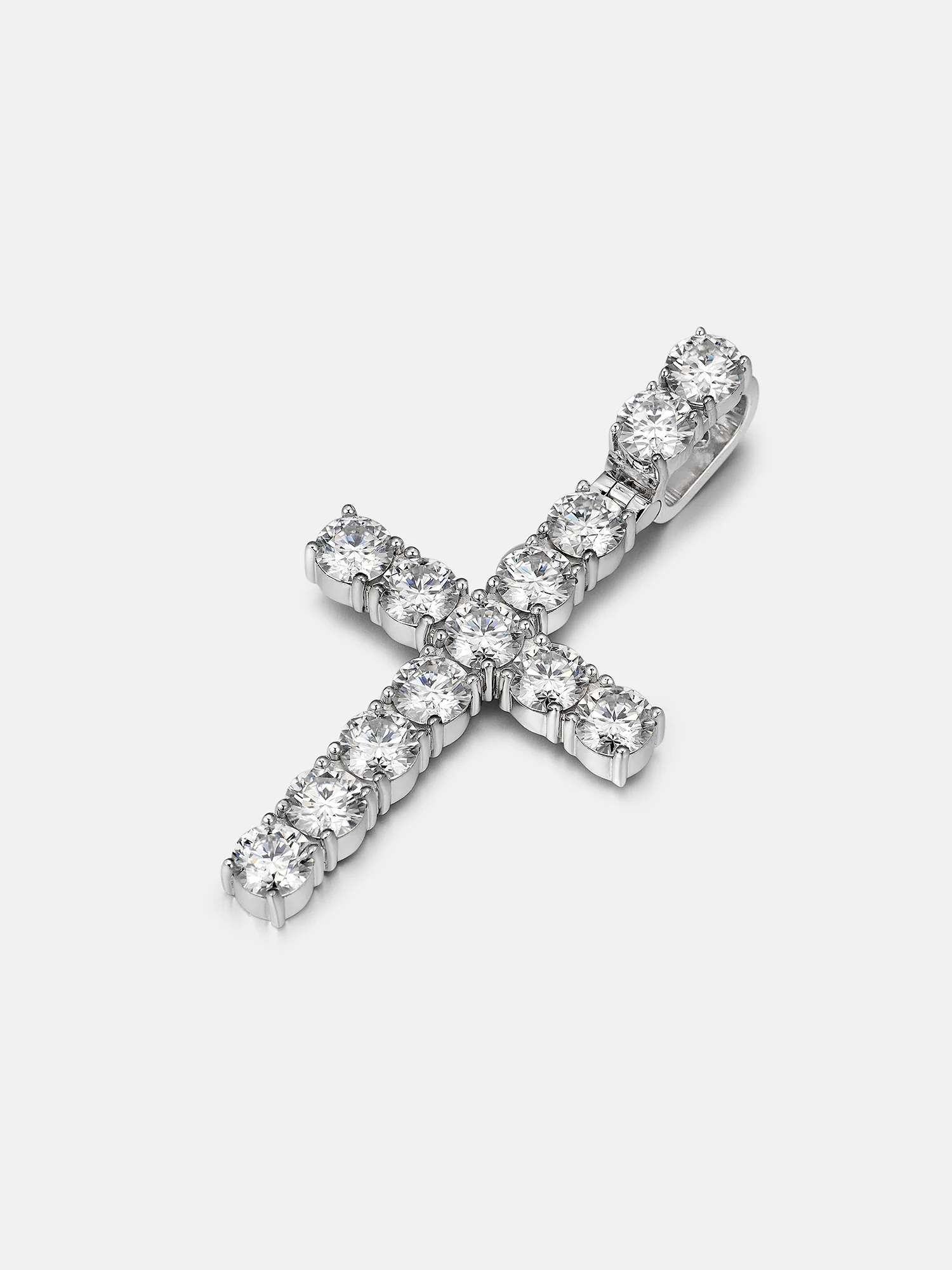 13CT S925 Moissanite Cross Pendant - Image 5