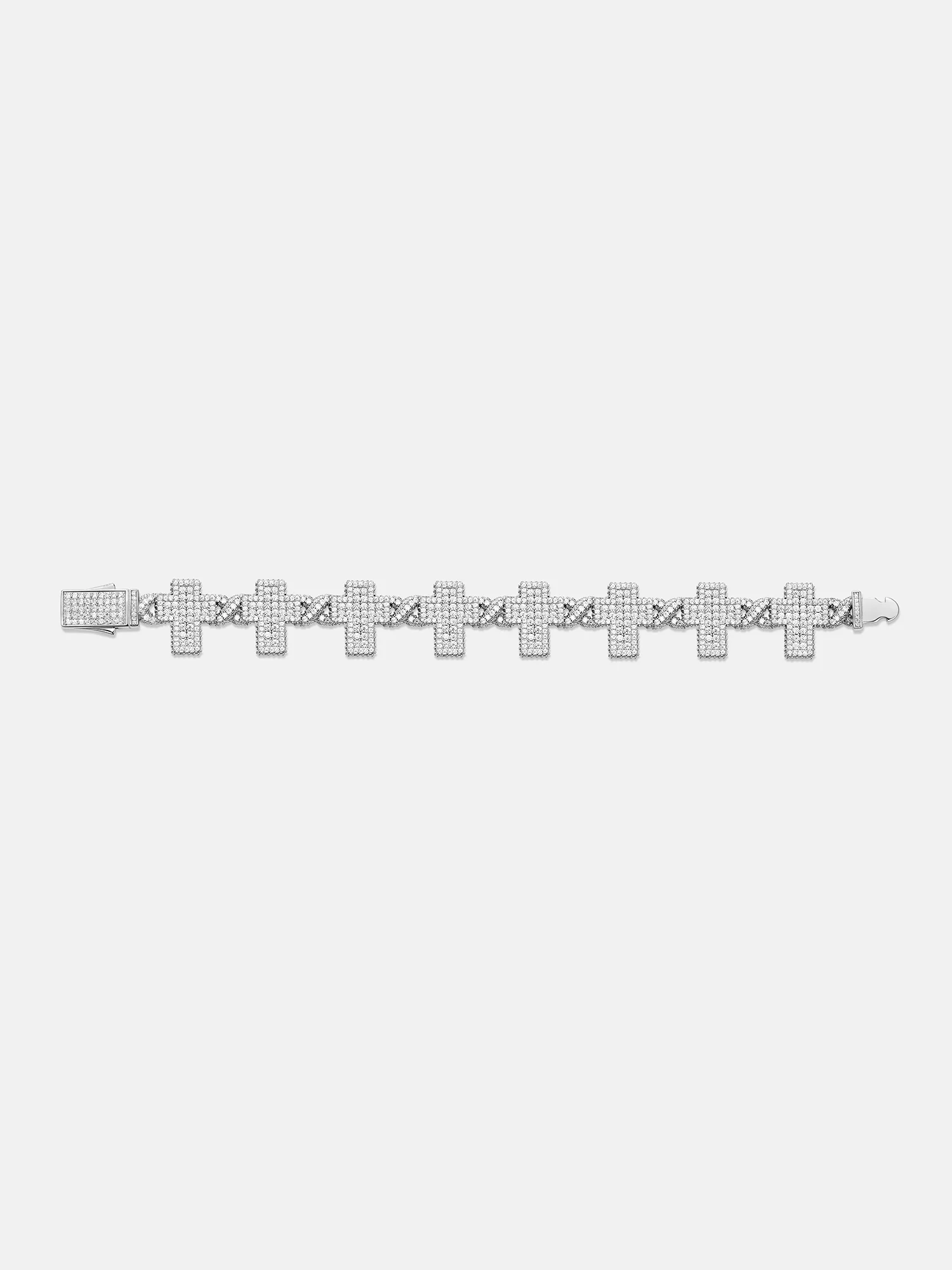 Made to Order 16mm Moissanite Cross Bracelet - Image 2