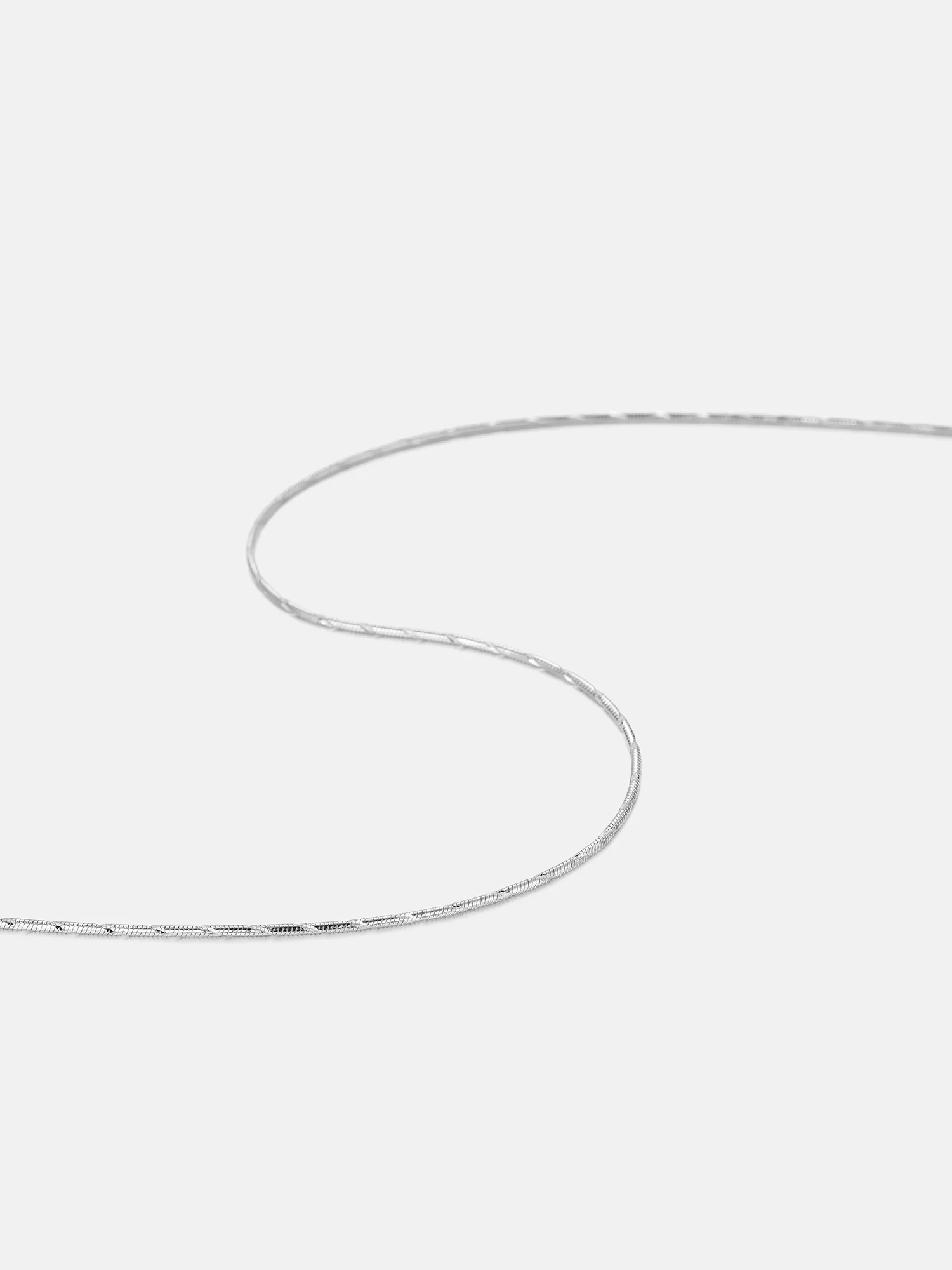 1mm Round Thread Snake Chain - Image 5