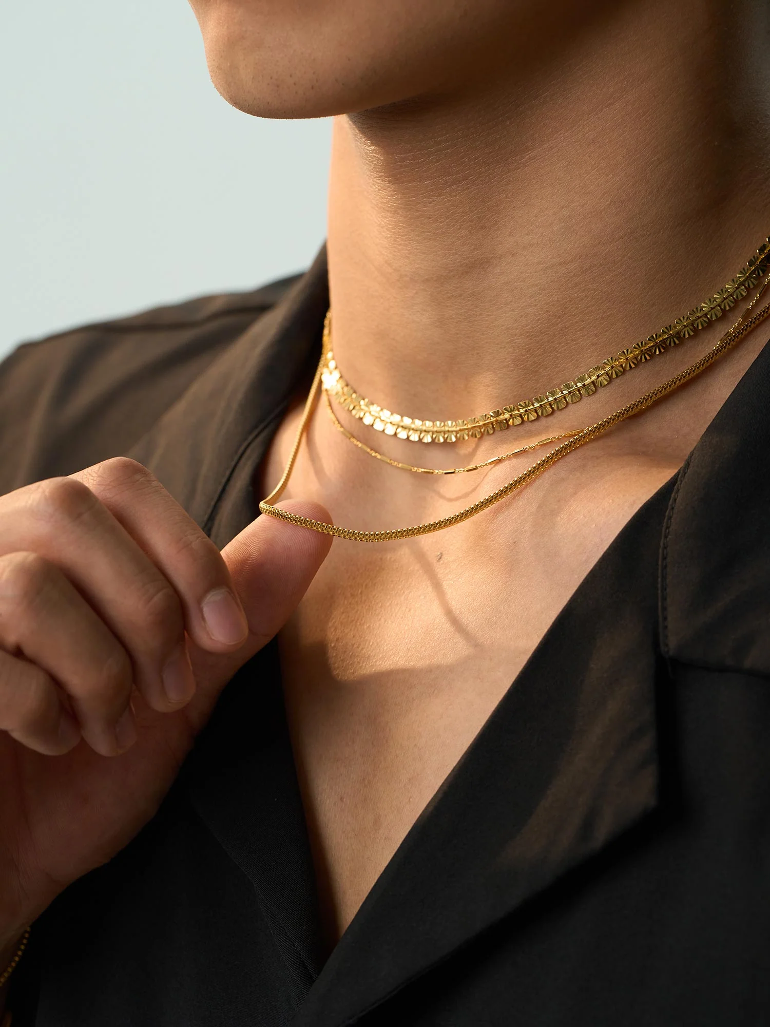 2.5mm Woven Chain Necklace - Image 6