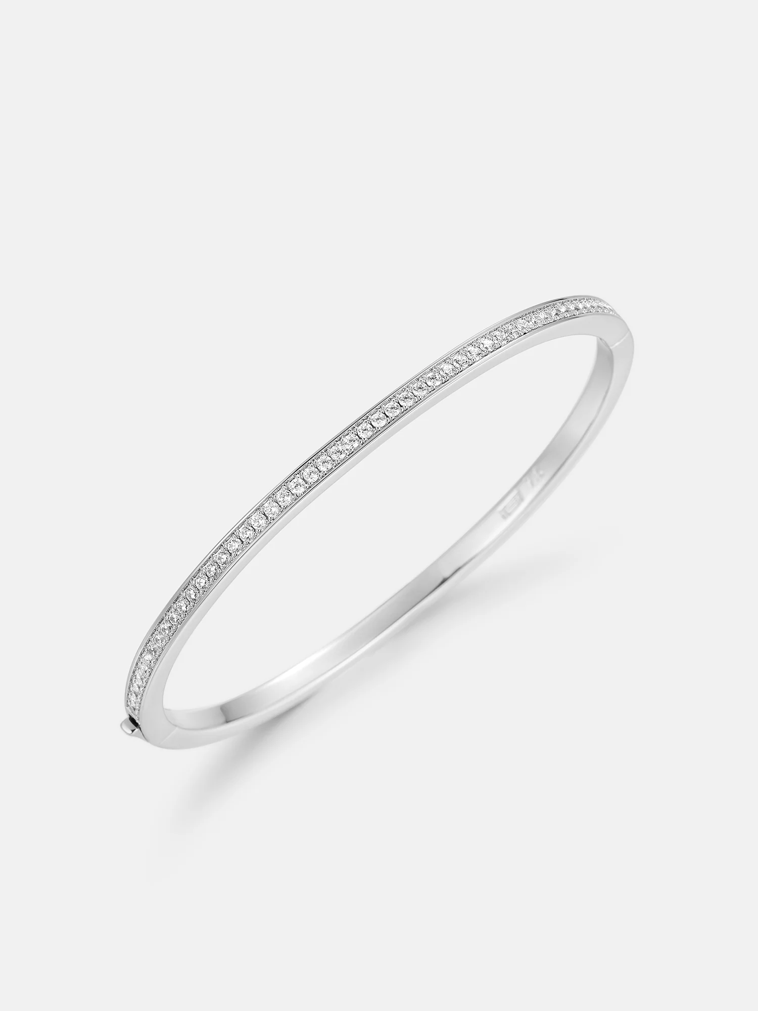 3.2MM Single Row Bangle Bracelet - Image 3