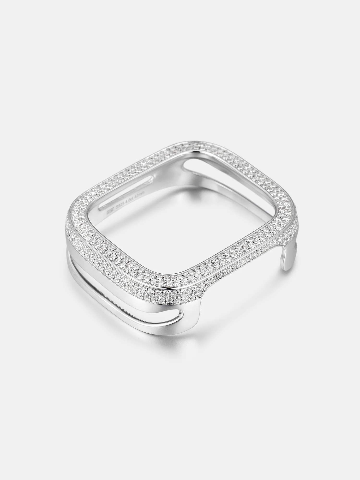42mm Moissanite Bezel Case Cover For Apple Watch S10 & S11 - Image 5