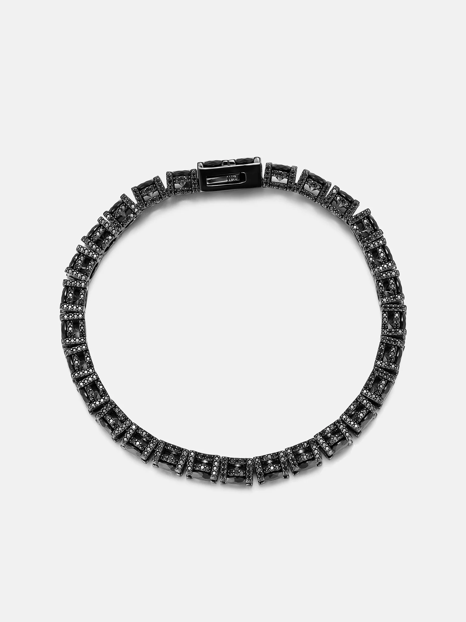 5MM Full Iced Black Moissanite Tennis Chain Or Bracelet - Image 2