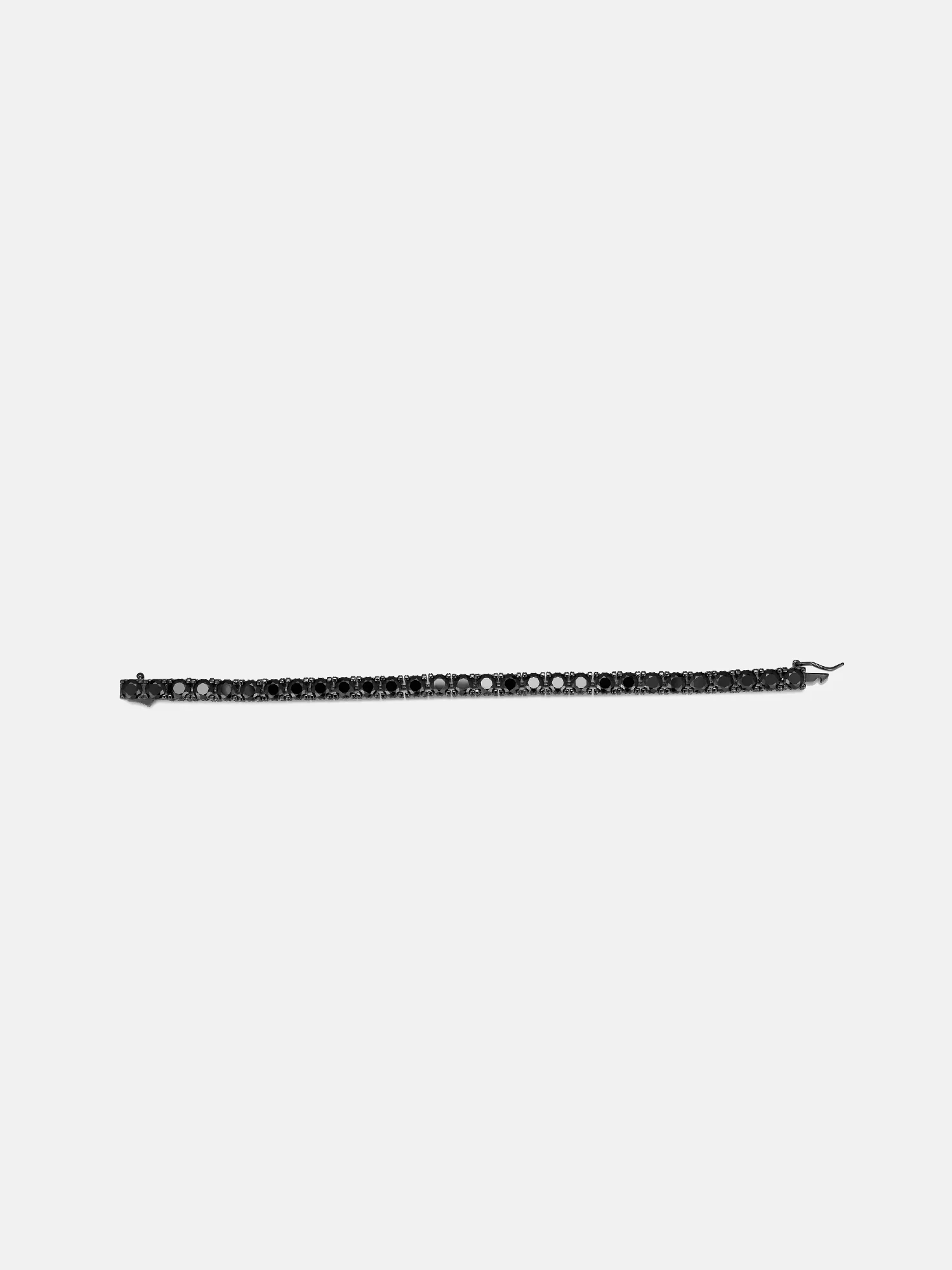 5MM Full Iced Black Moissanite Tennis Chain Or Bracelet - Image 3