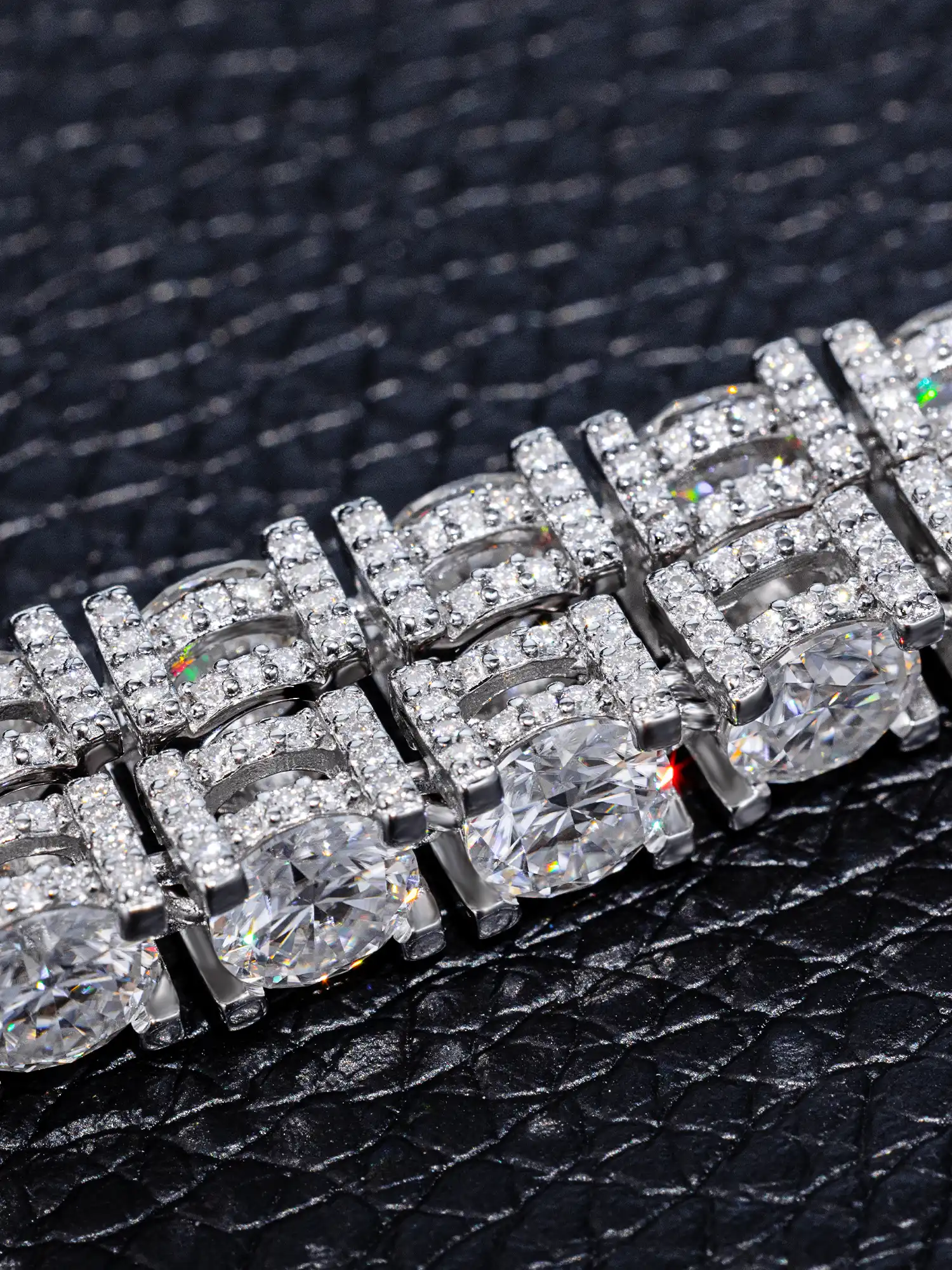 5MM Full Iced Moissanite Tennis Chain - Image 6