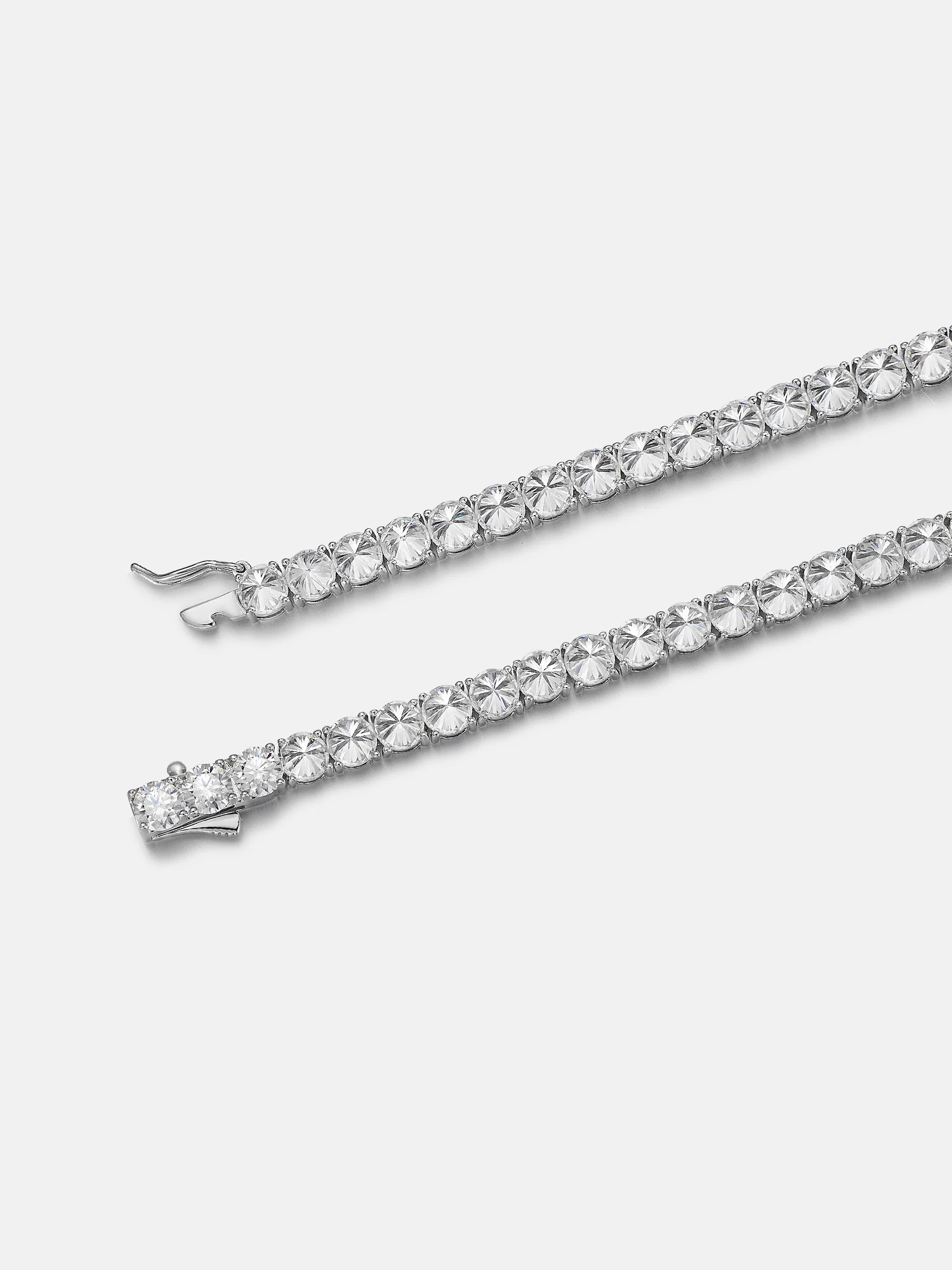 5MM Reverse-Set Moissanite Tennis Bracelet - Image 3