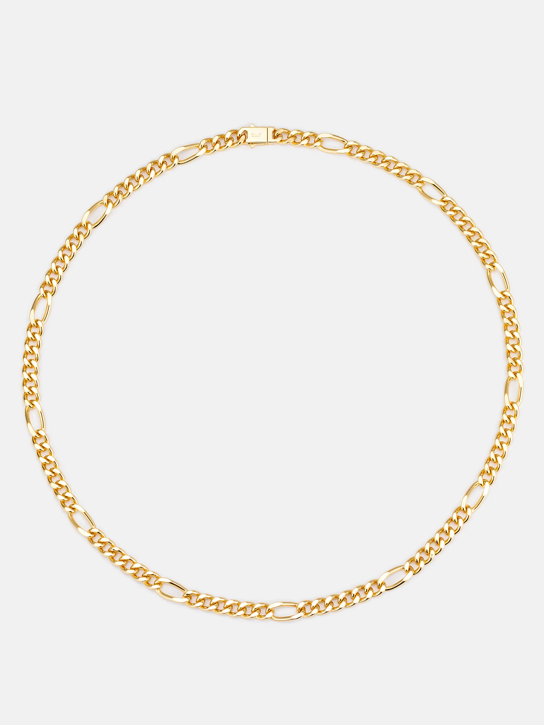 5mm S925 Figaro Cuban Chain Or Bracelet - Image 2