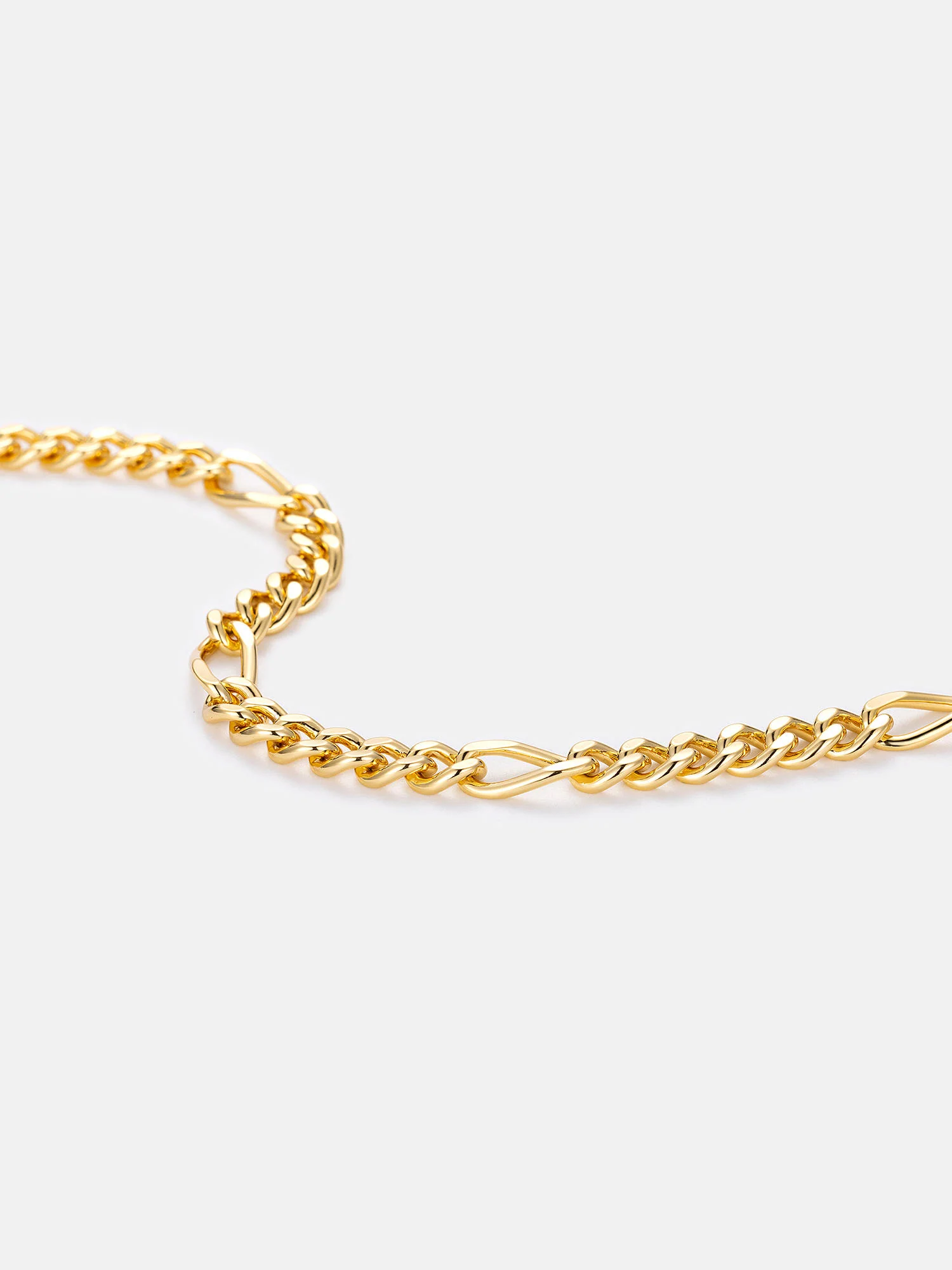 5mm S925 Figaro Cuban Chain Or Bracelet - Image 5