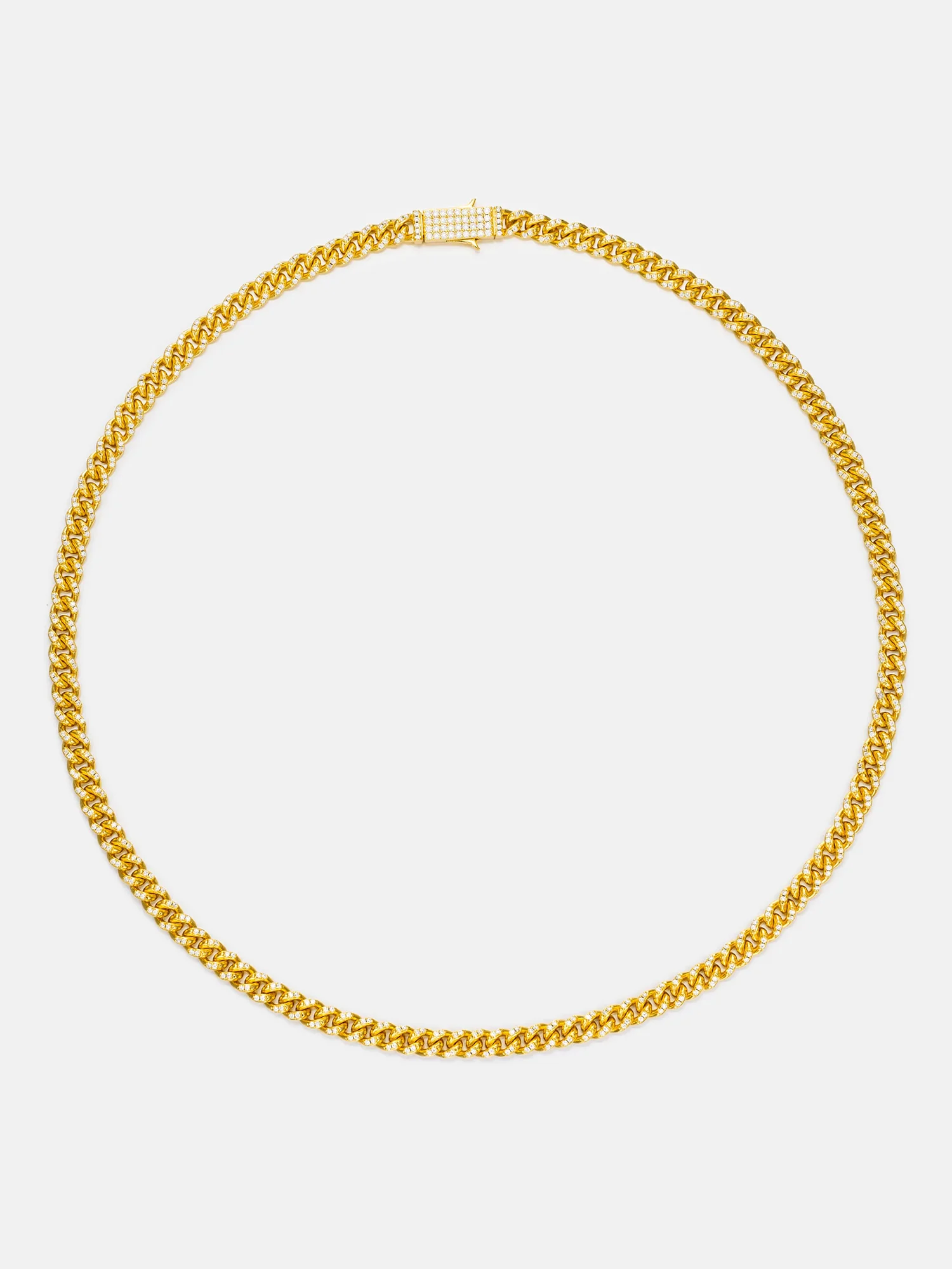 5mm S925 Moissanite Cuban Chain - Image 3