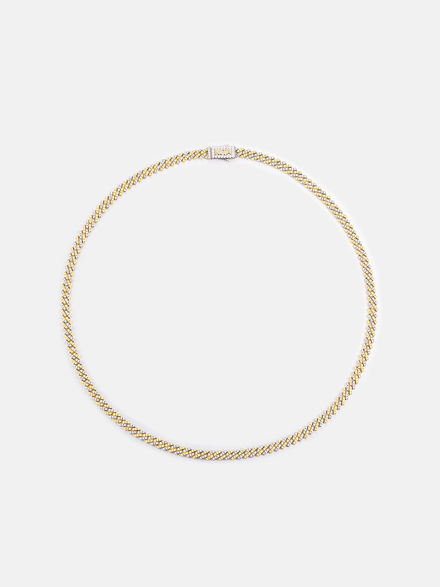 5MM S925 Moissanite Prong Cuban Bracelet Or Chain - Image 4