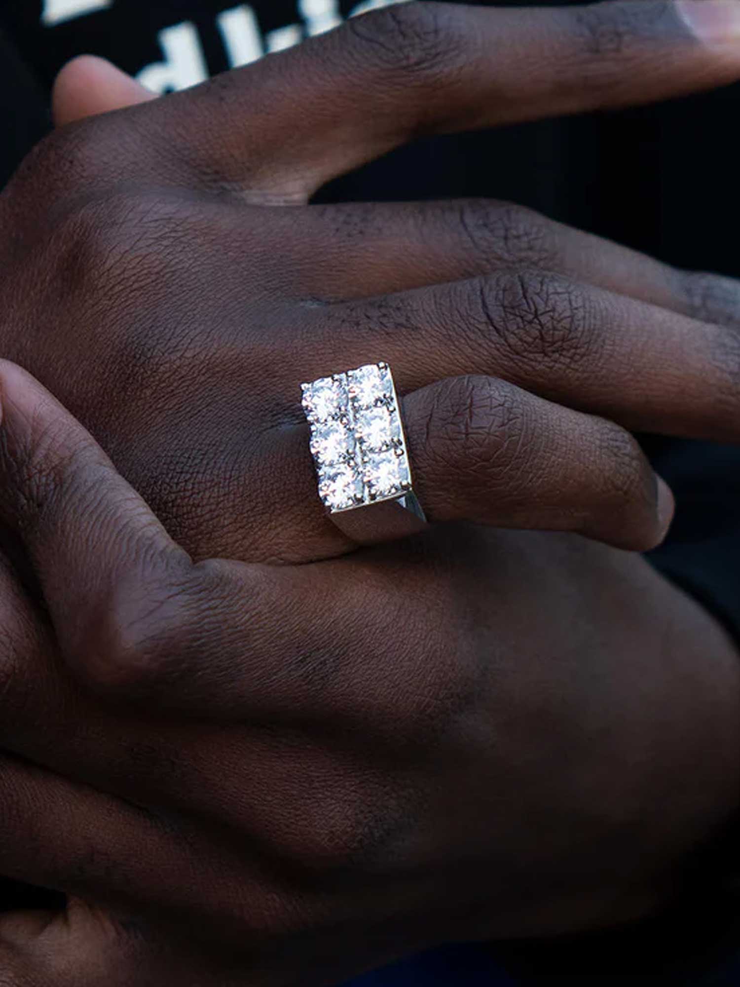 6CT S925 RECTANGULAR MOISSANITE RING - Image 5