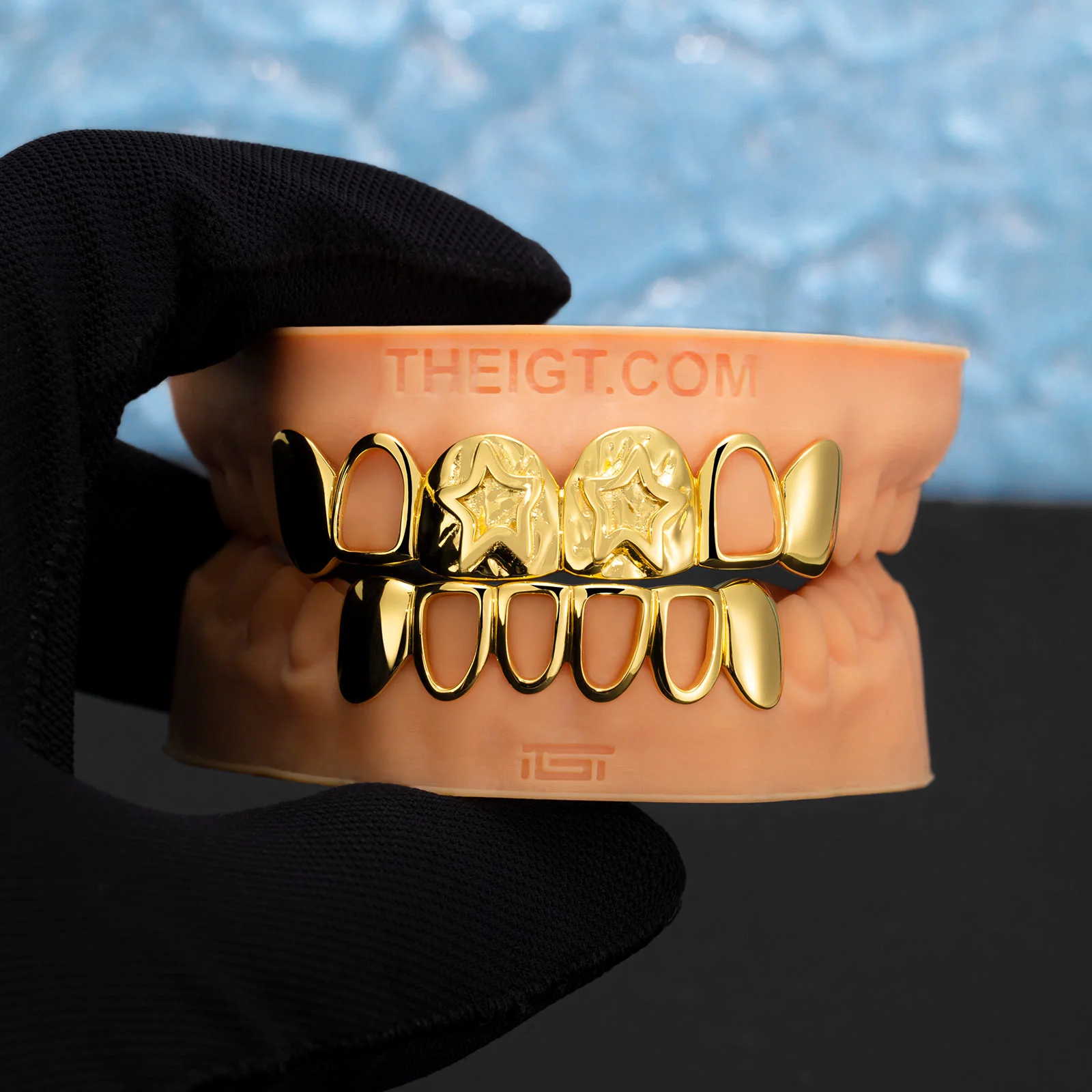 6 Top 6 Bottom Double Star Grillz - Image 4