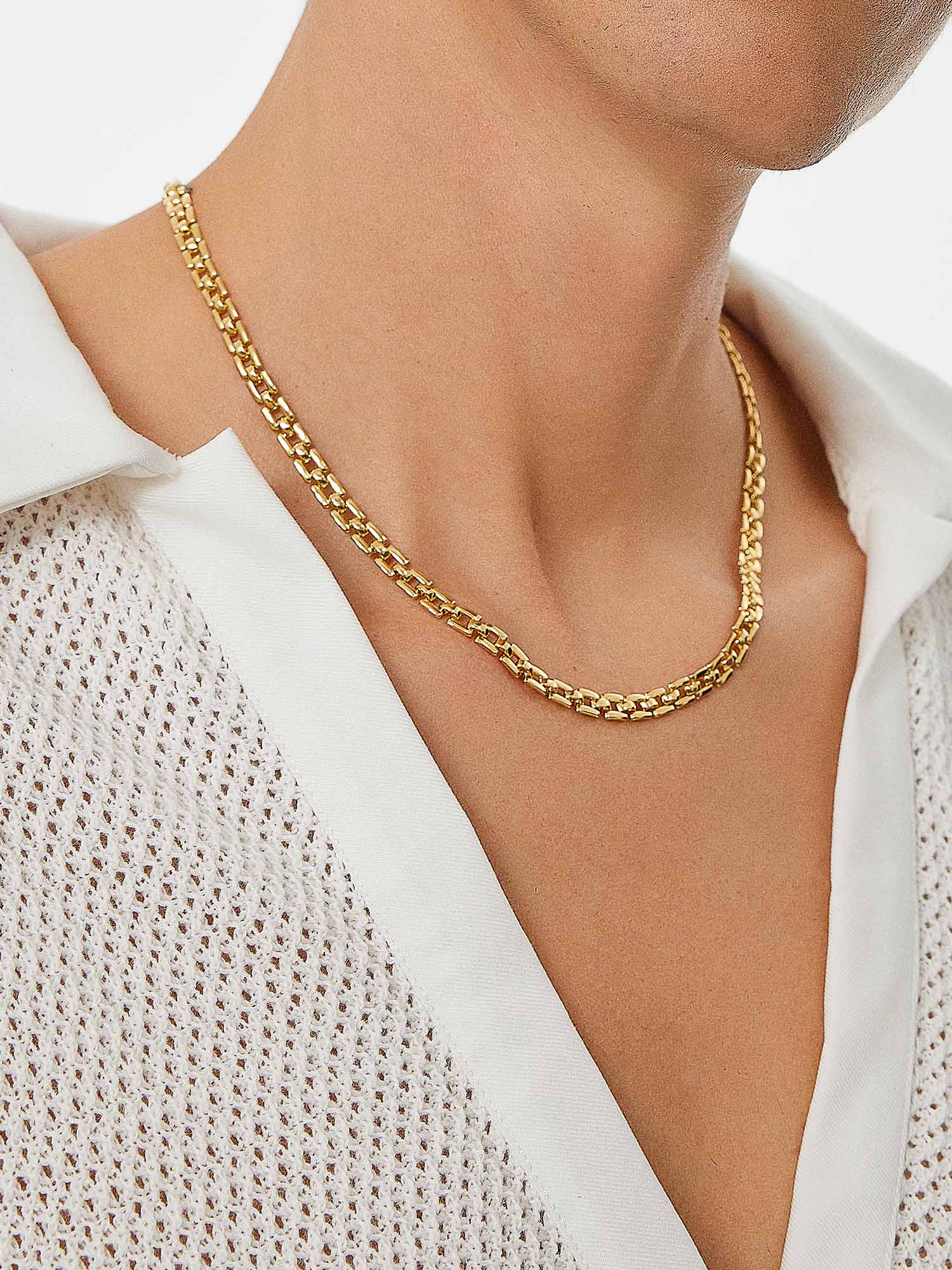 6mm Italian Silver Square Link Chain - Image 9