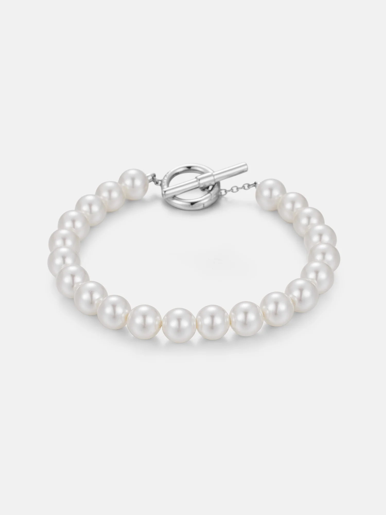 7mm Classic Pearl Chain Or Bracelet With OT Clasp - Image 3
