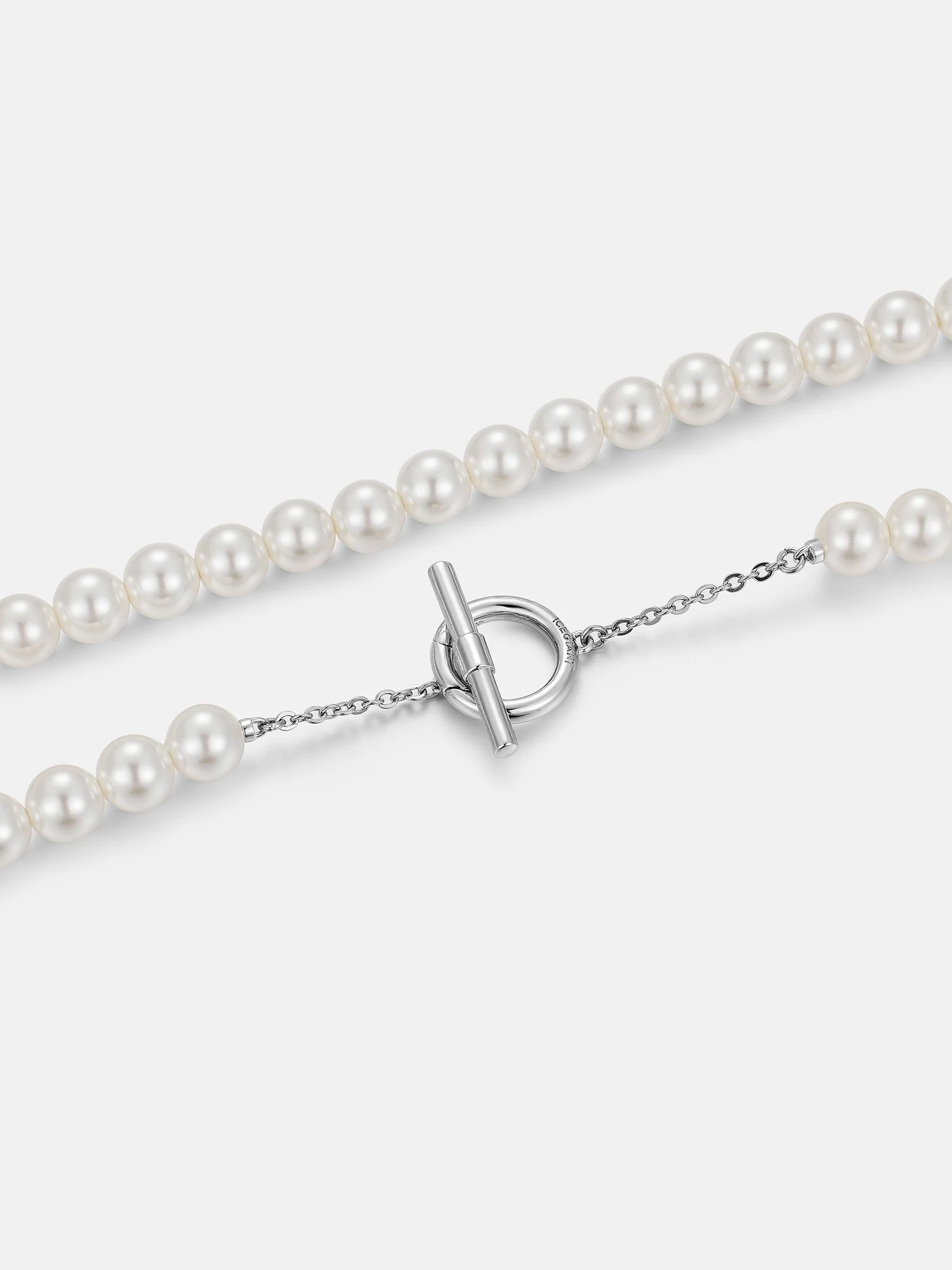 7mm Classic Pearl Chain Or Bracelet With OT Clasp - Image 7