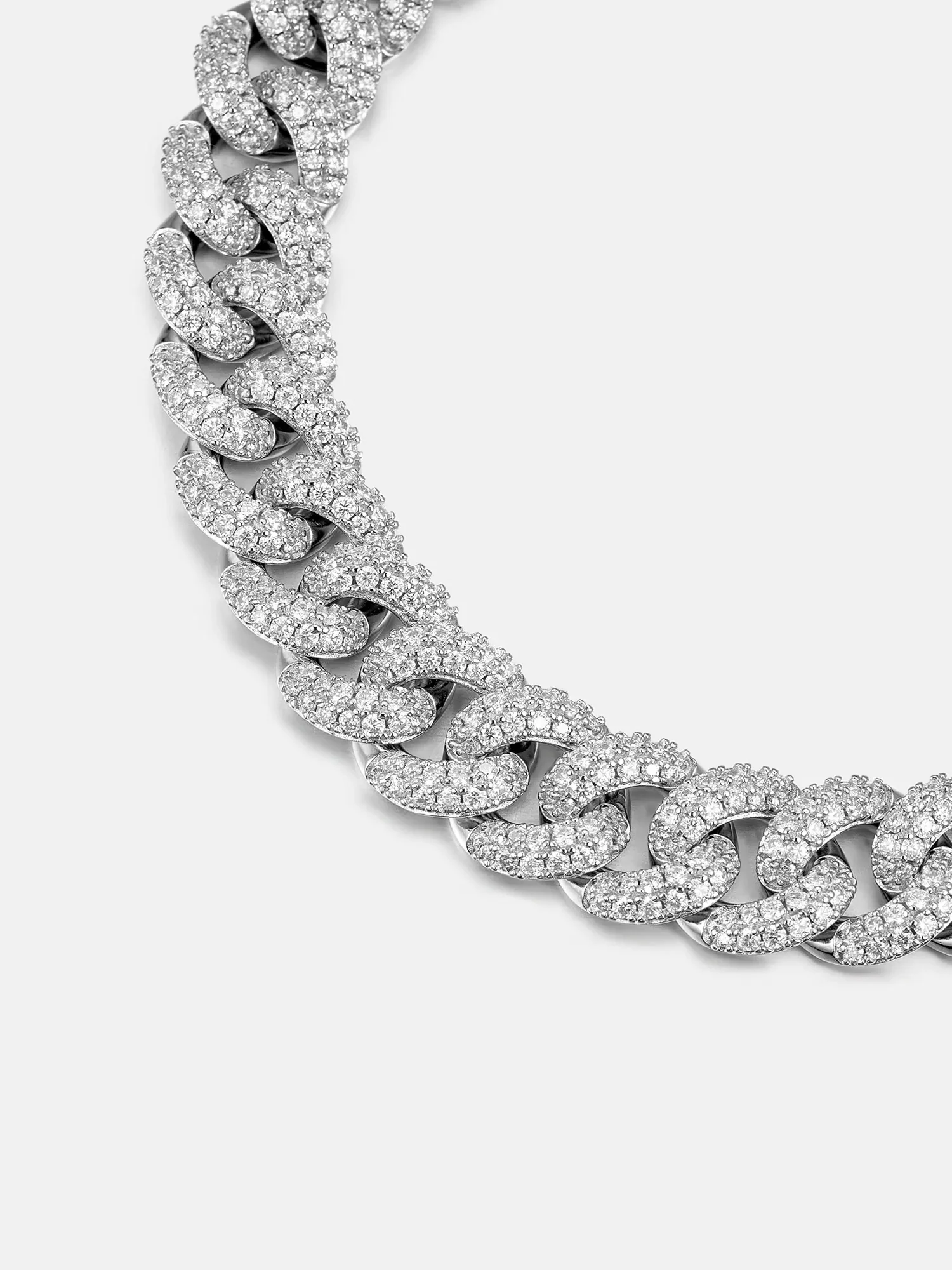8mm/ 10mm/ 12mm 925 Sterling Silver Moissanite Cuban Chain - Image 7