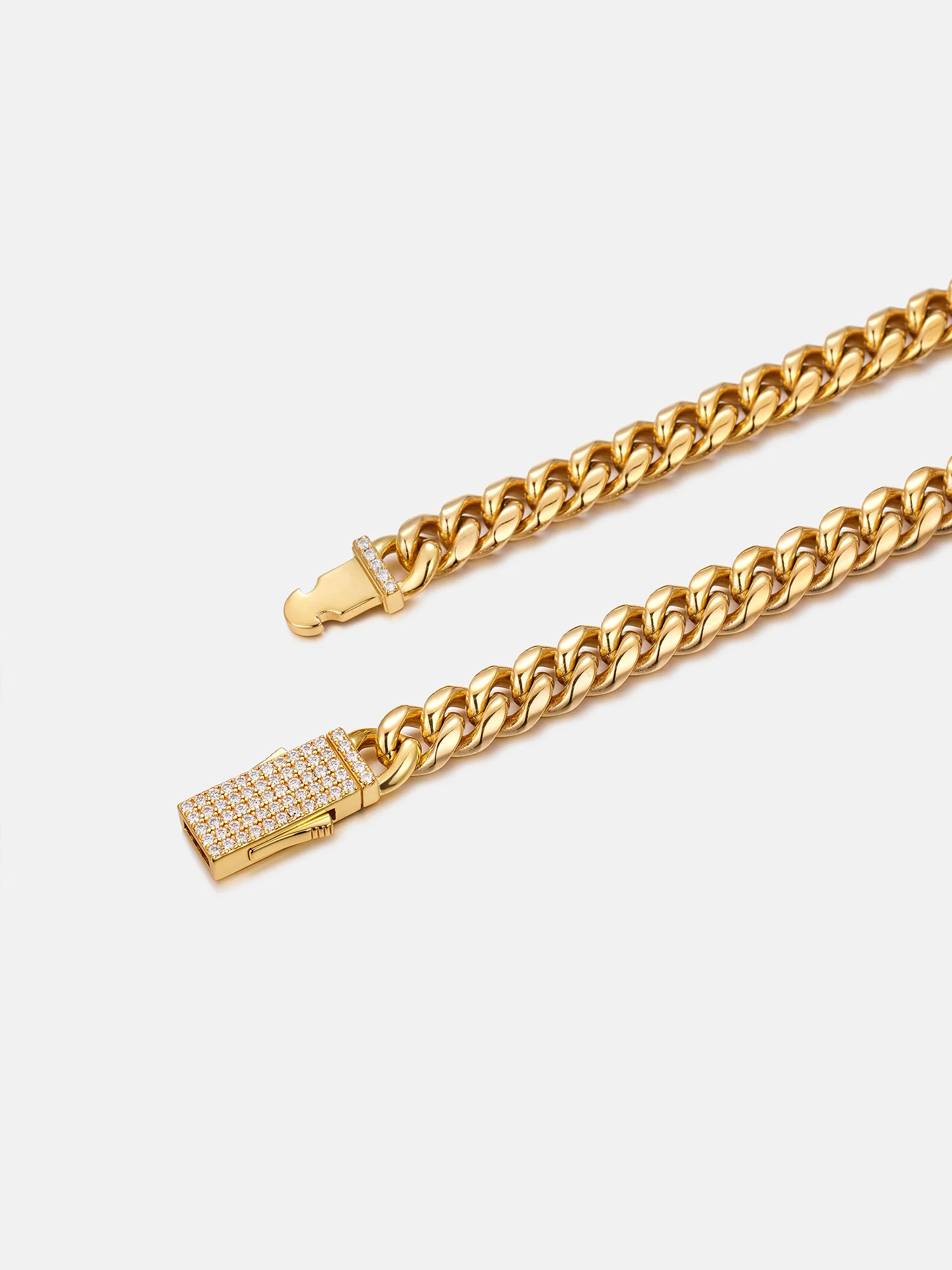 8mm Miami Cuban Link with Moissanite Clasp - Image 6