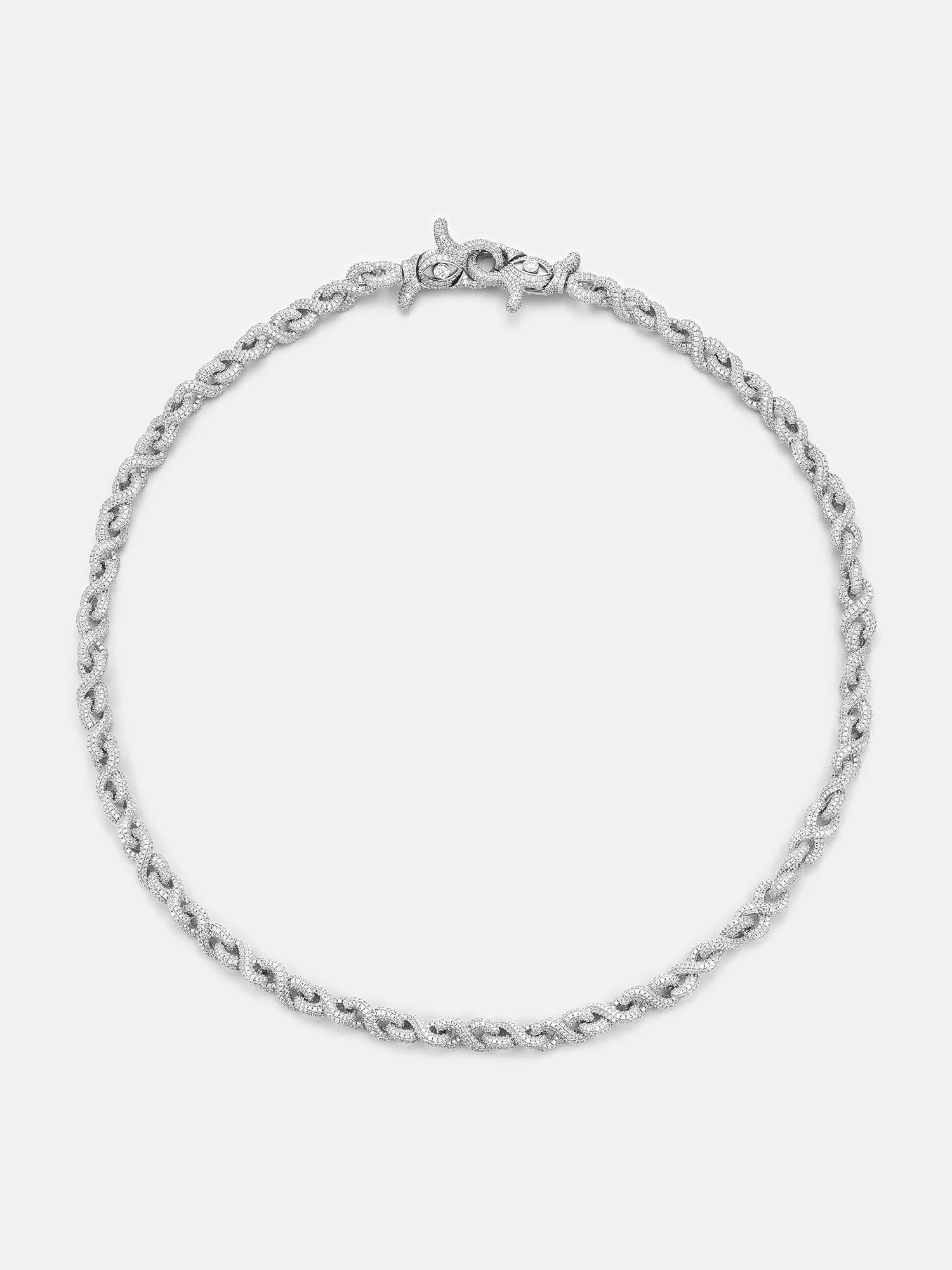 8MM Moissanite Infinity Trouser Chain