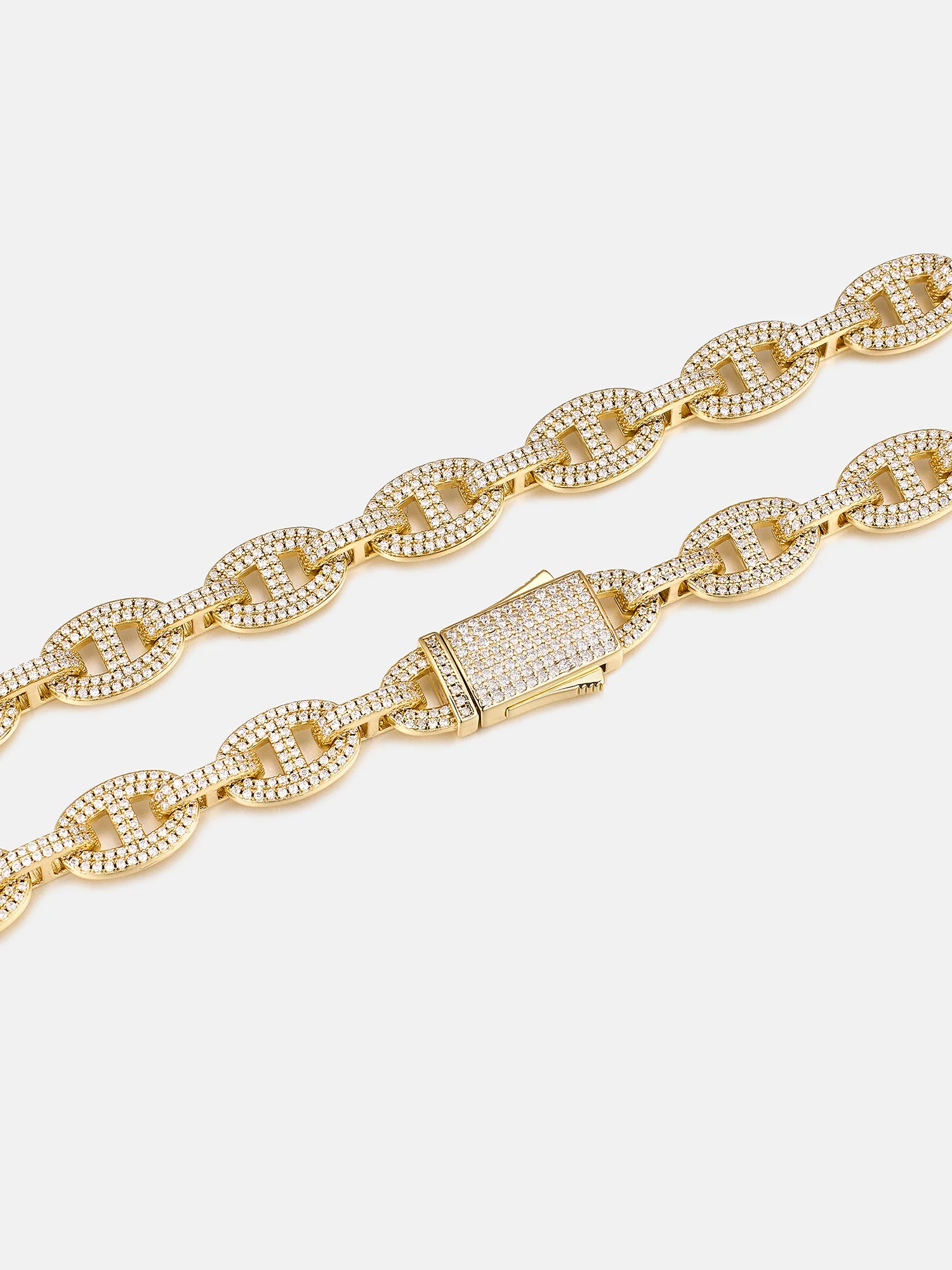 8MM S925 Moissanite G-Link Chain - Image 5