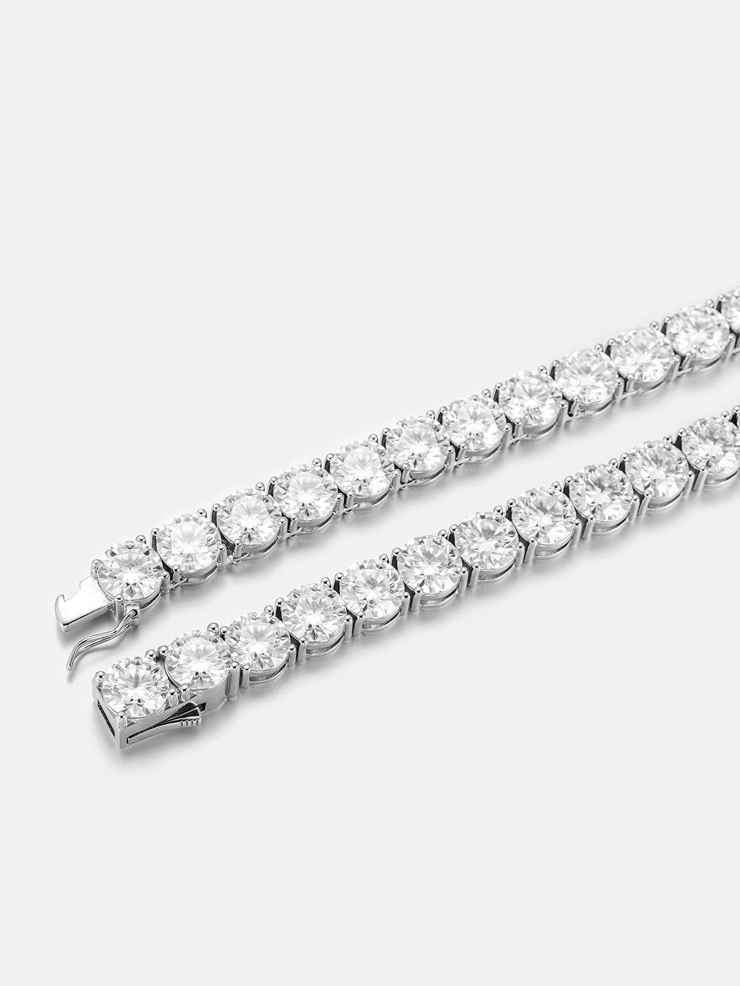 8MM S925 Moissanite Tennis Chain Or Bracelet - Image 7
