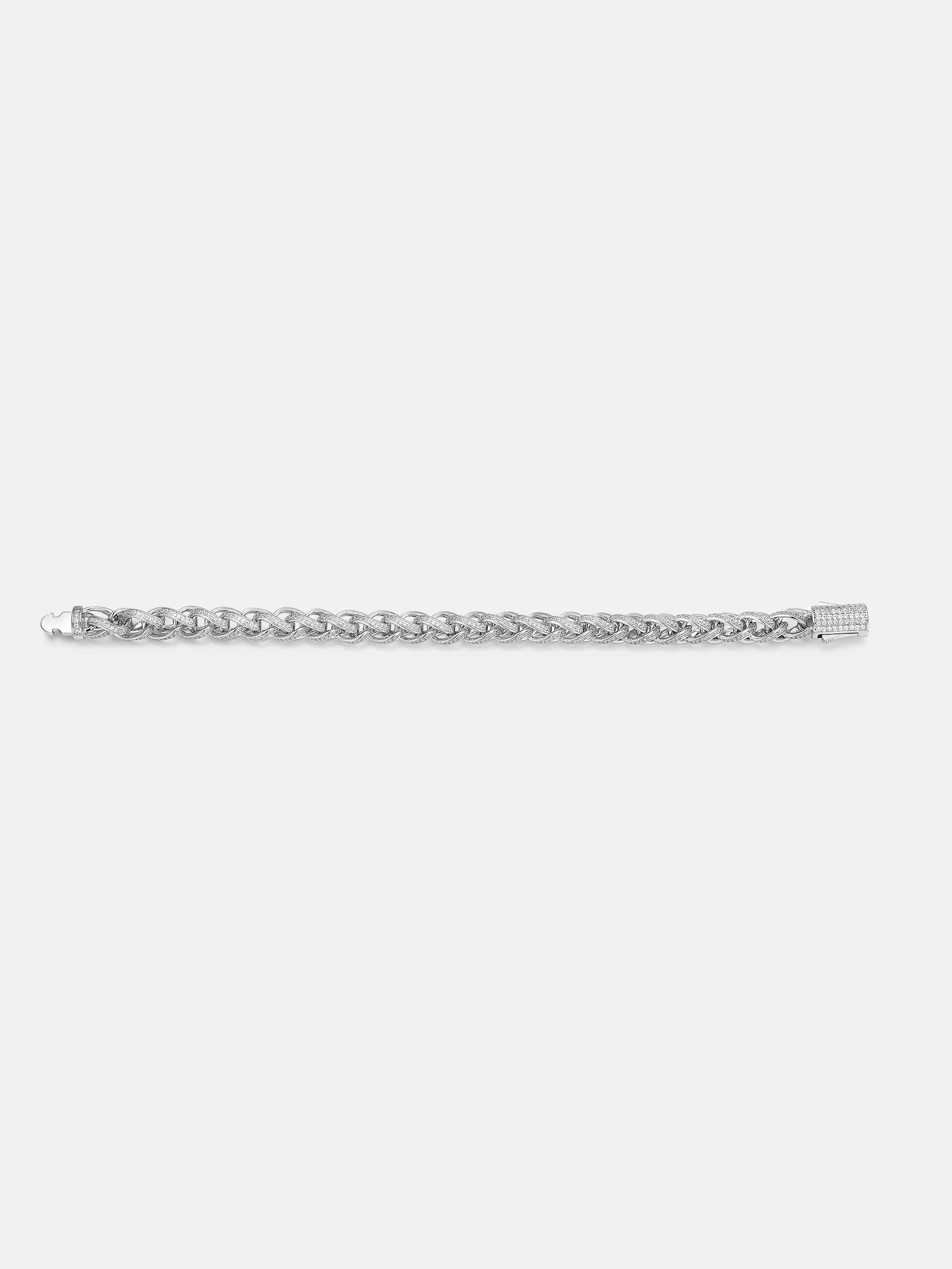8MM S925 Moissanite Twisted Link Bracelet - Image 3