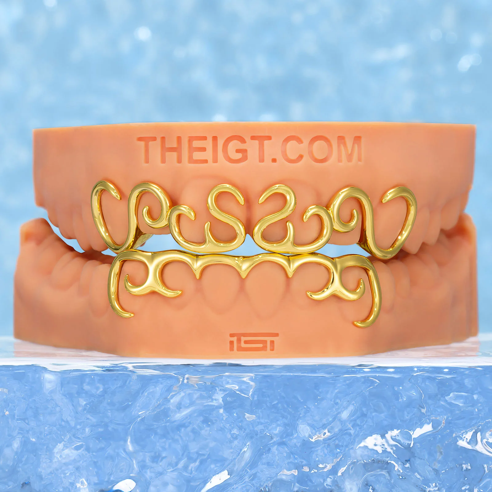 Abstract Symmetrical Line Grillz