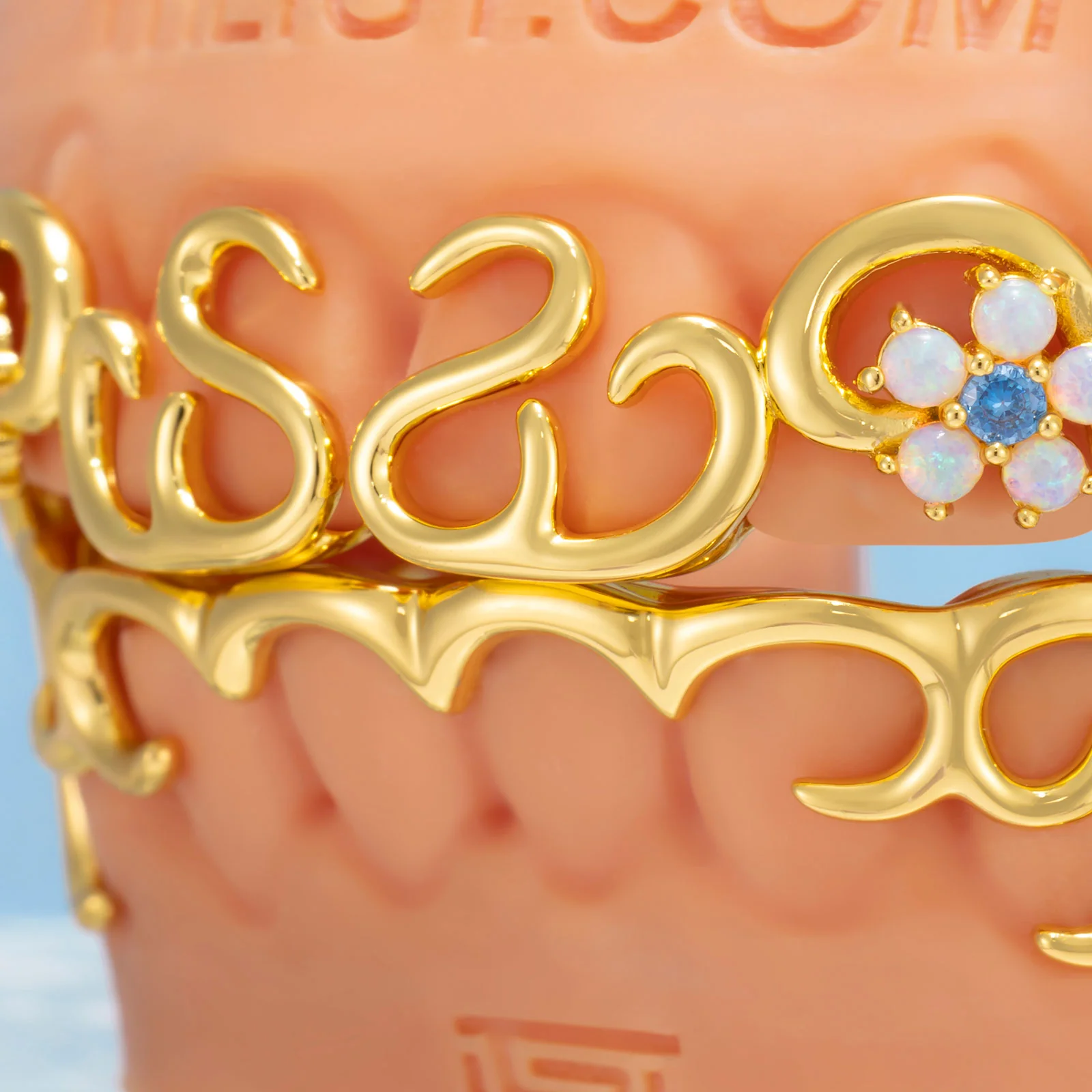 Abstract Symmetrical Line Grillz - Image 7