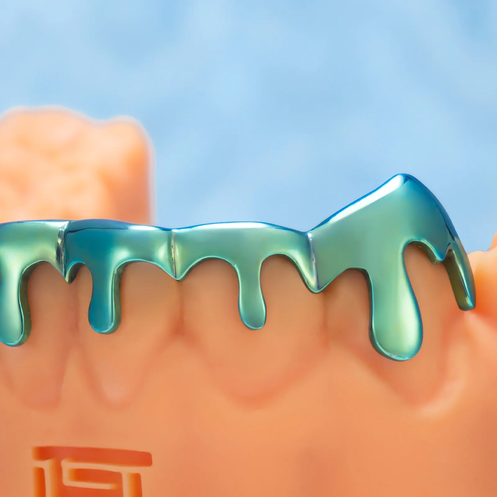 Acid Drip Neon Green Slime Grillz - Image 2