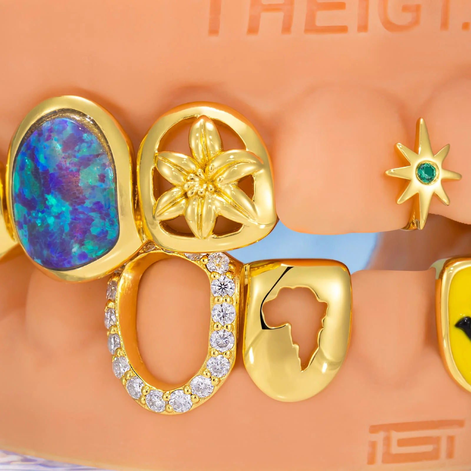 African Eagle Opal Grillz - Image 2