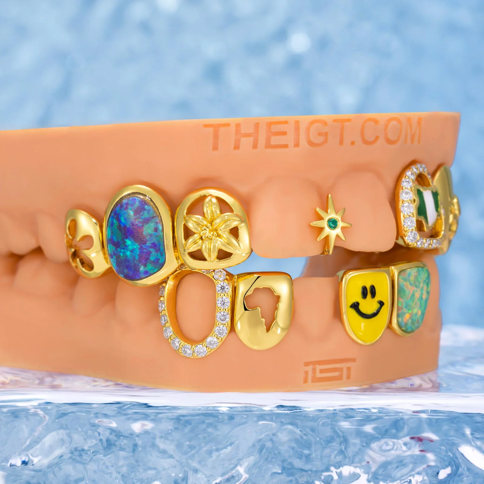 African Eagle Opal Grillz - Image 4