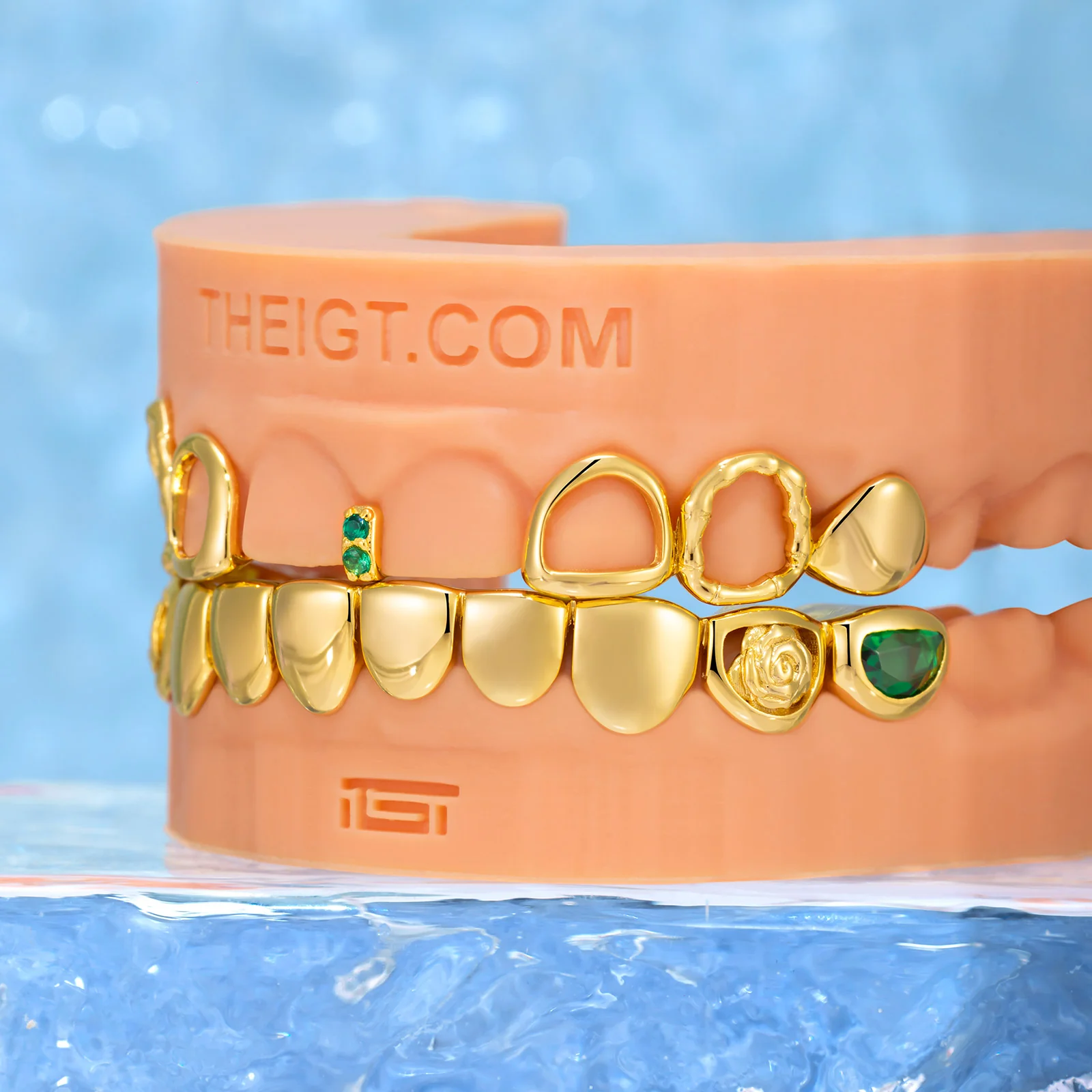 Bamboo & Rose Open Face Grillz - Image 4