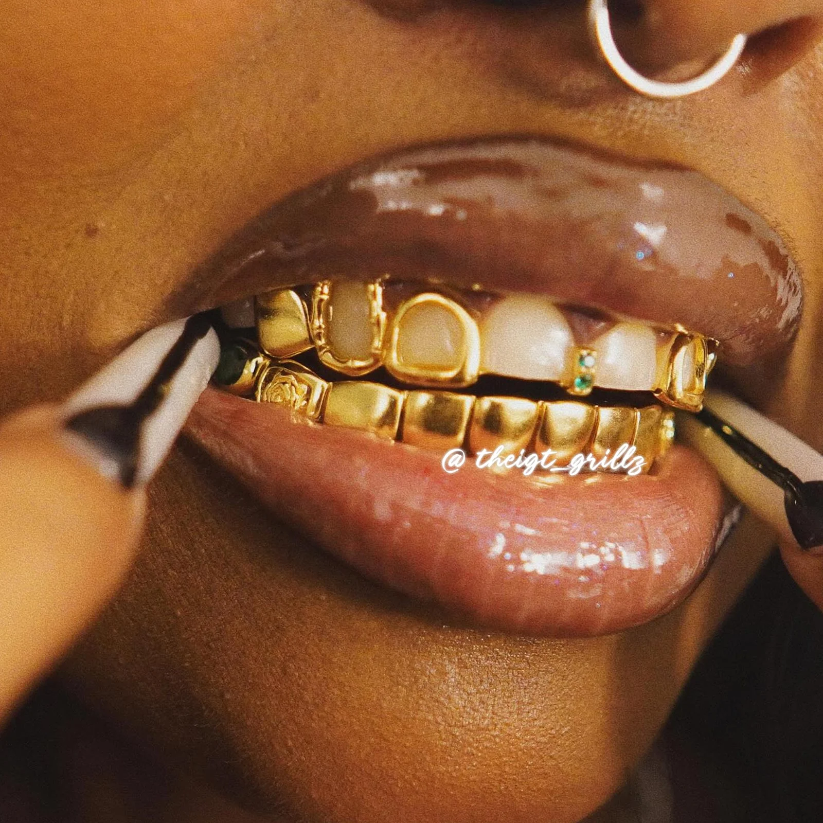 Bamboo & Rose Open Face Grillz - Image 9
