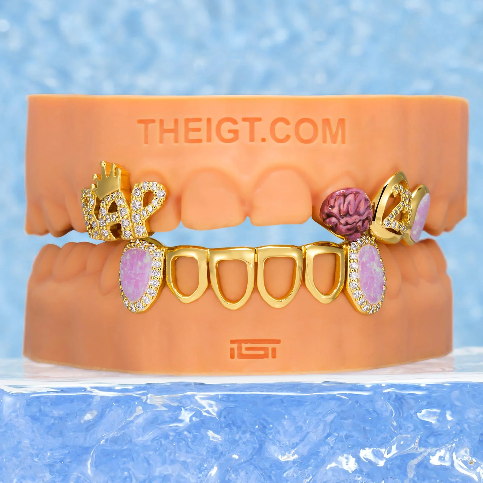 BAP Crown Brain Opal Grillz