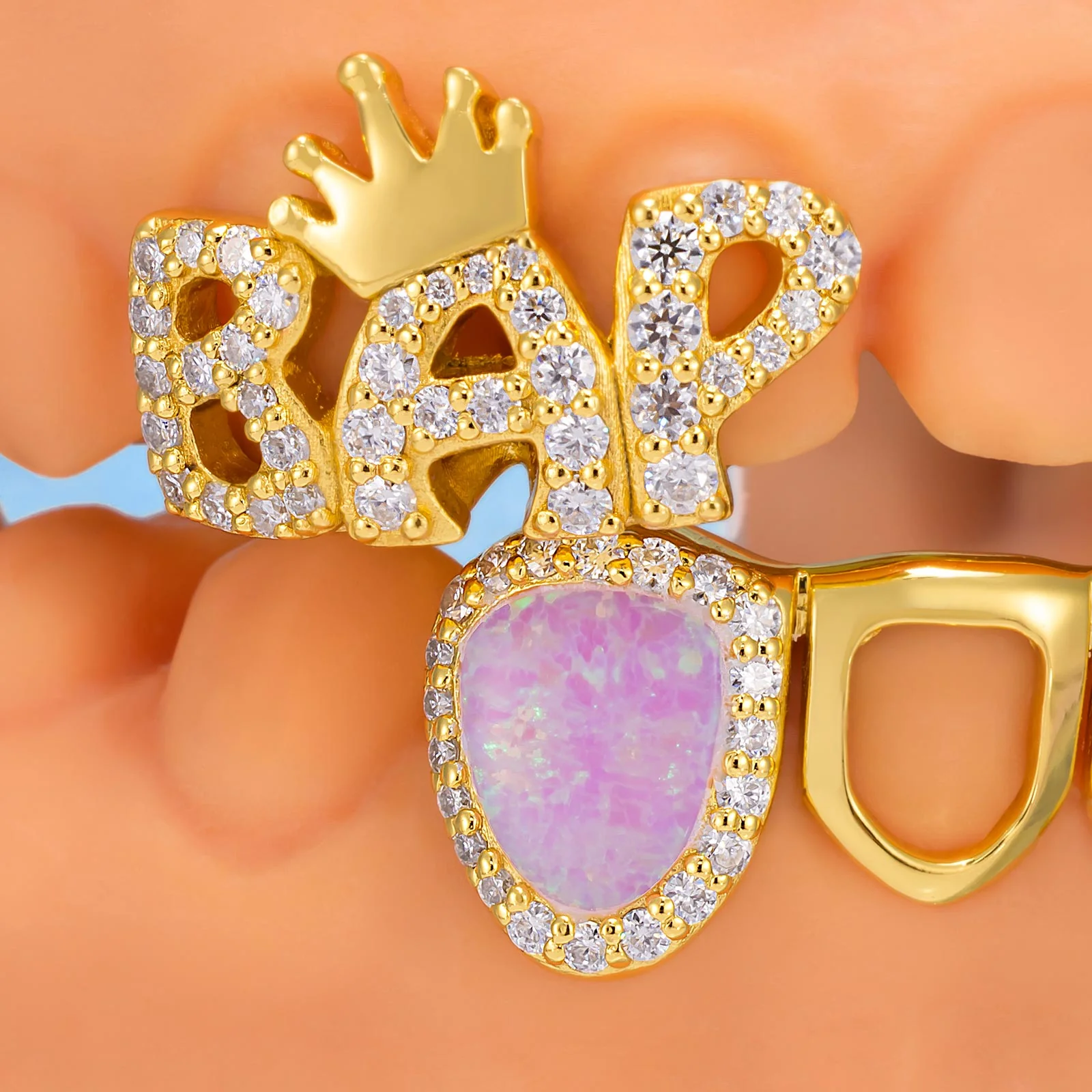BAP Crown Brain Opal Grillz - Image 2
