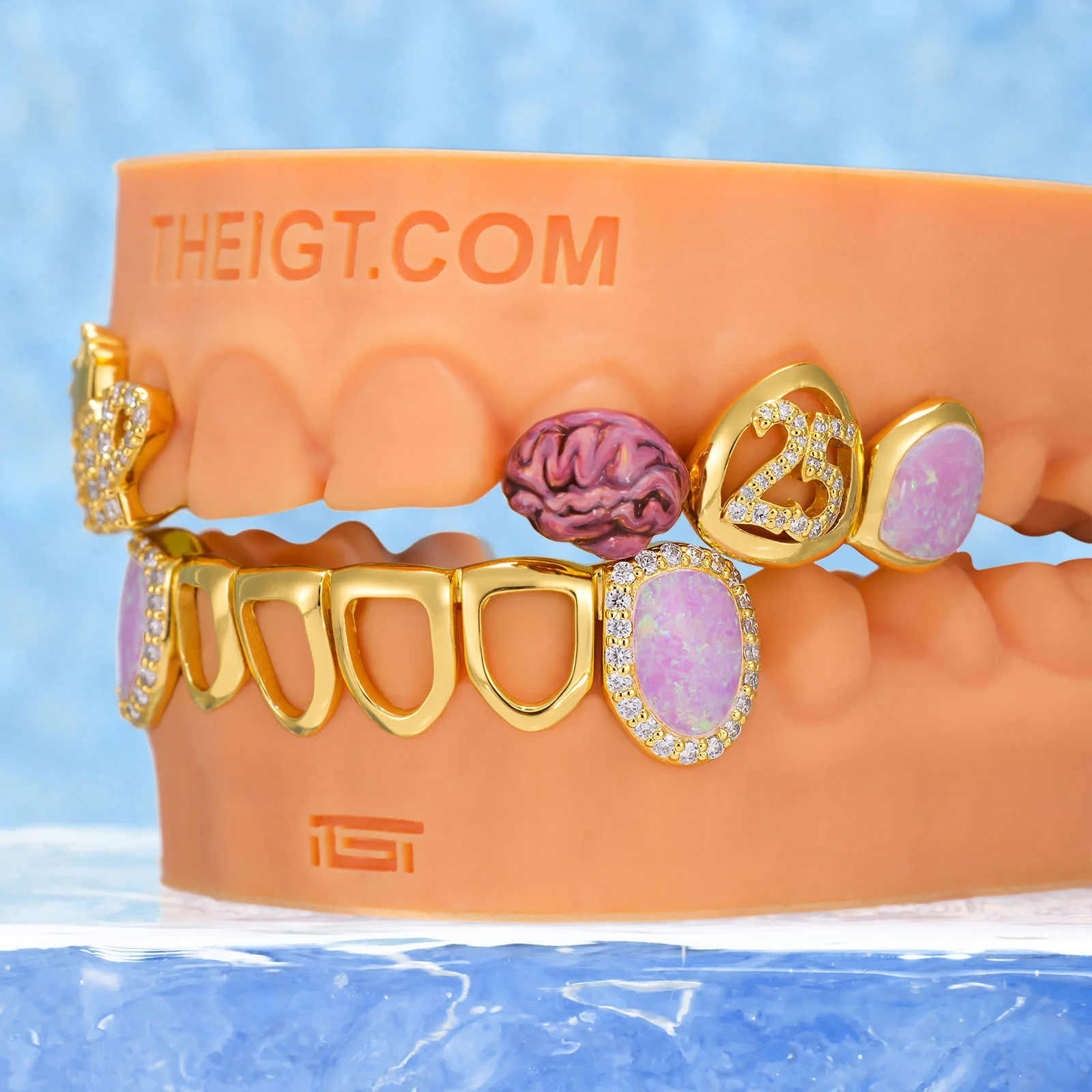 BAP Crown Brain Opal Grillz - Image 5