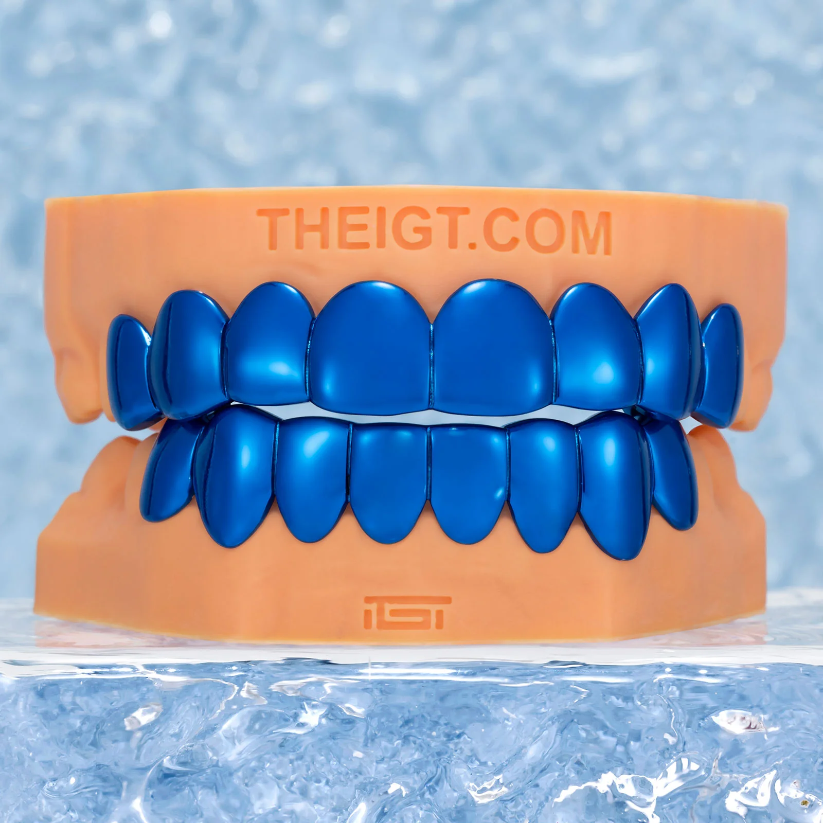 Blue Gold Grillz