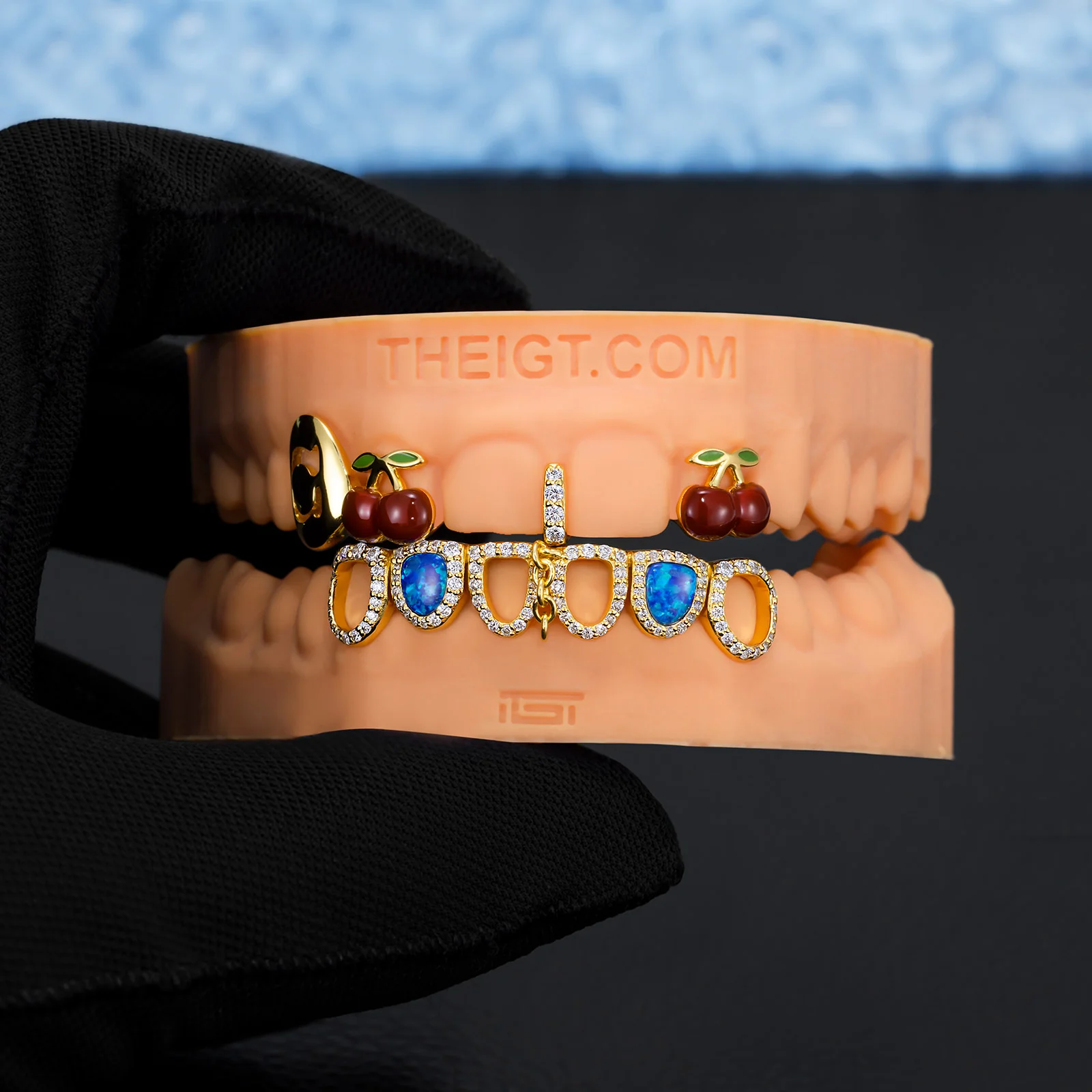 Blue Opal & Cherry Bloom Grillz - Image 7