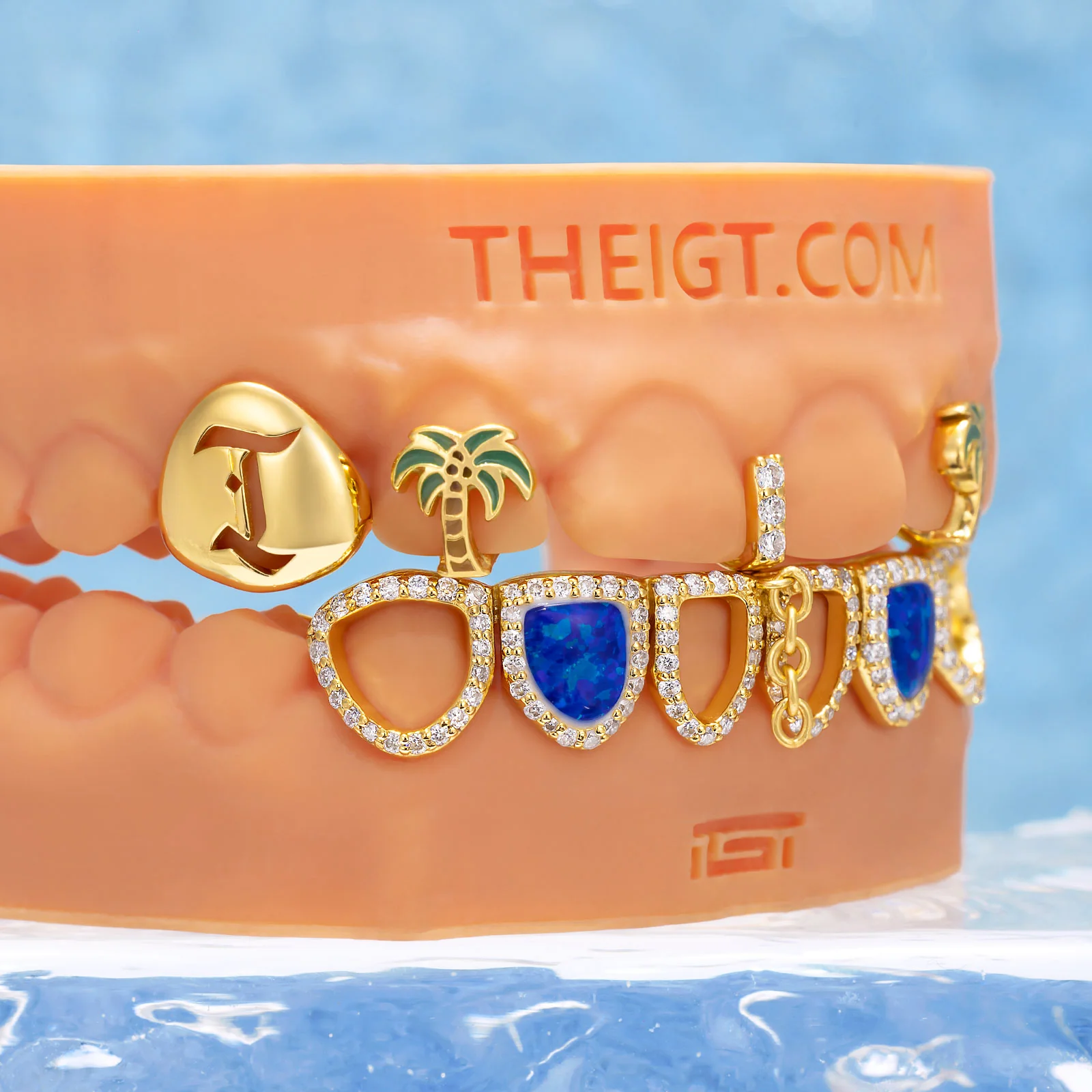 Blue Opal & Coconut Grillz - Image 4