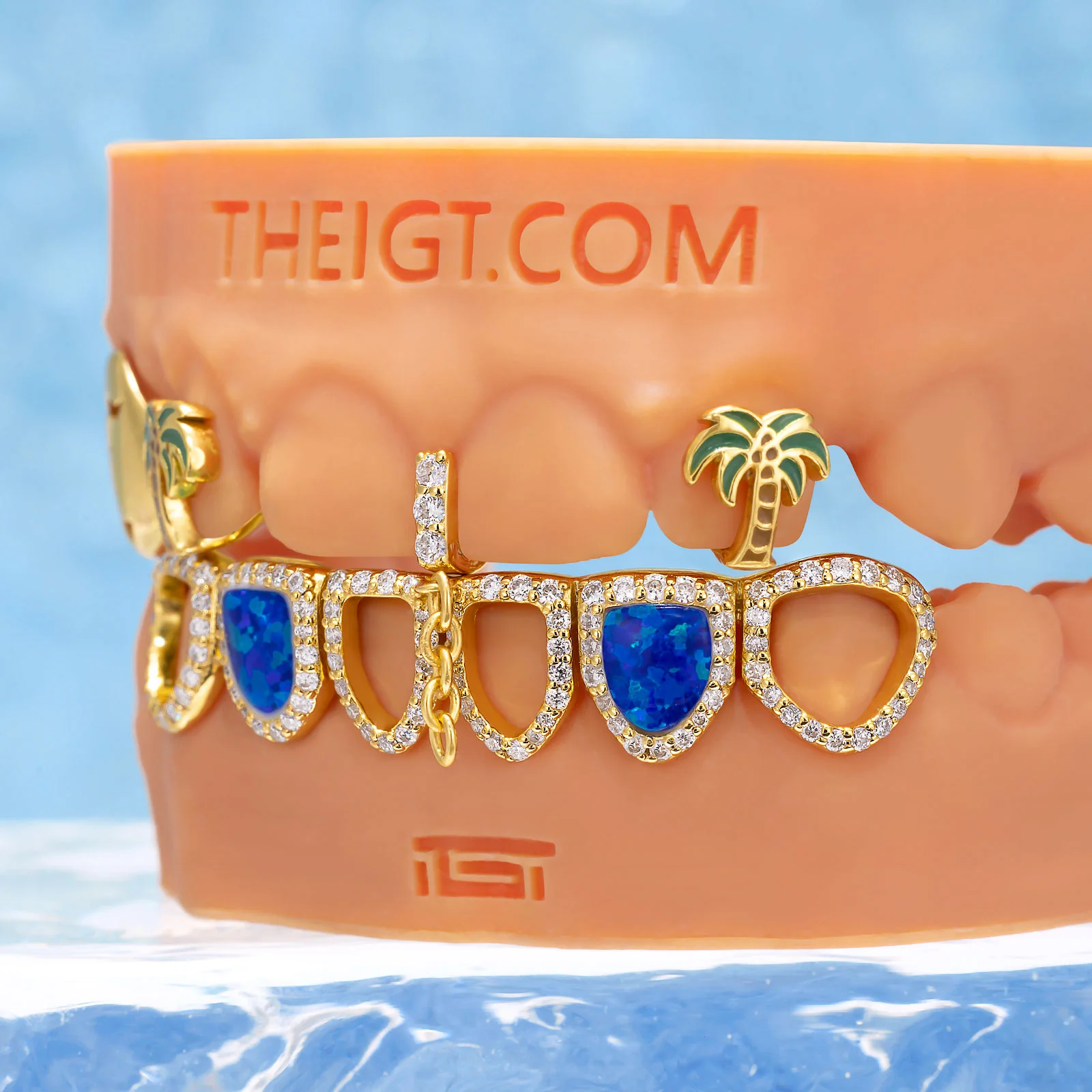 Blue Opal & Coconut Grillz - Image 5