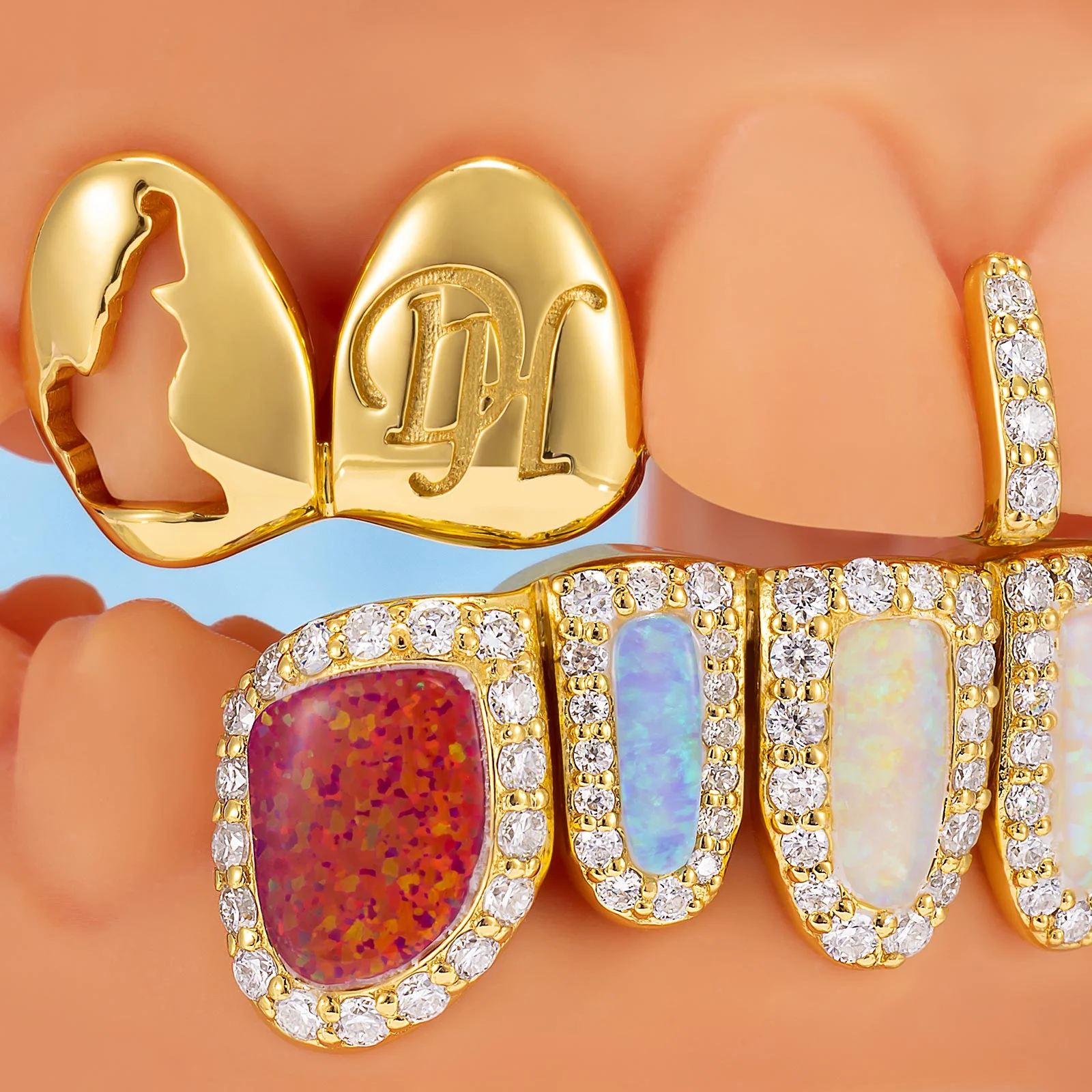 Cameroon Pride & Opal Grillz - Image 2