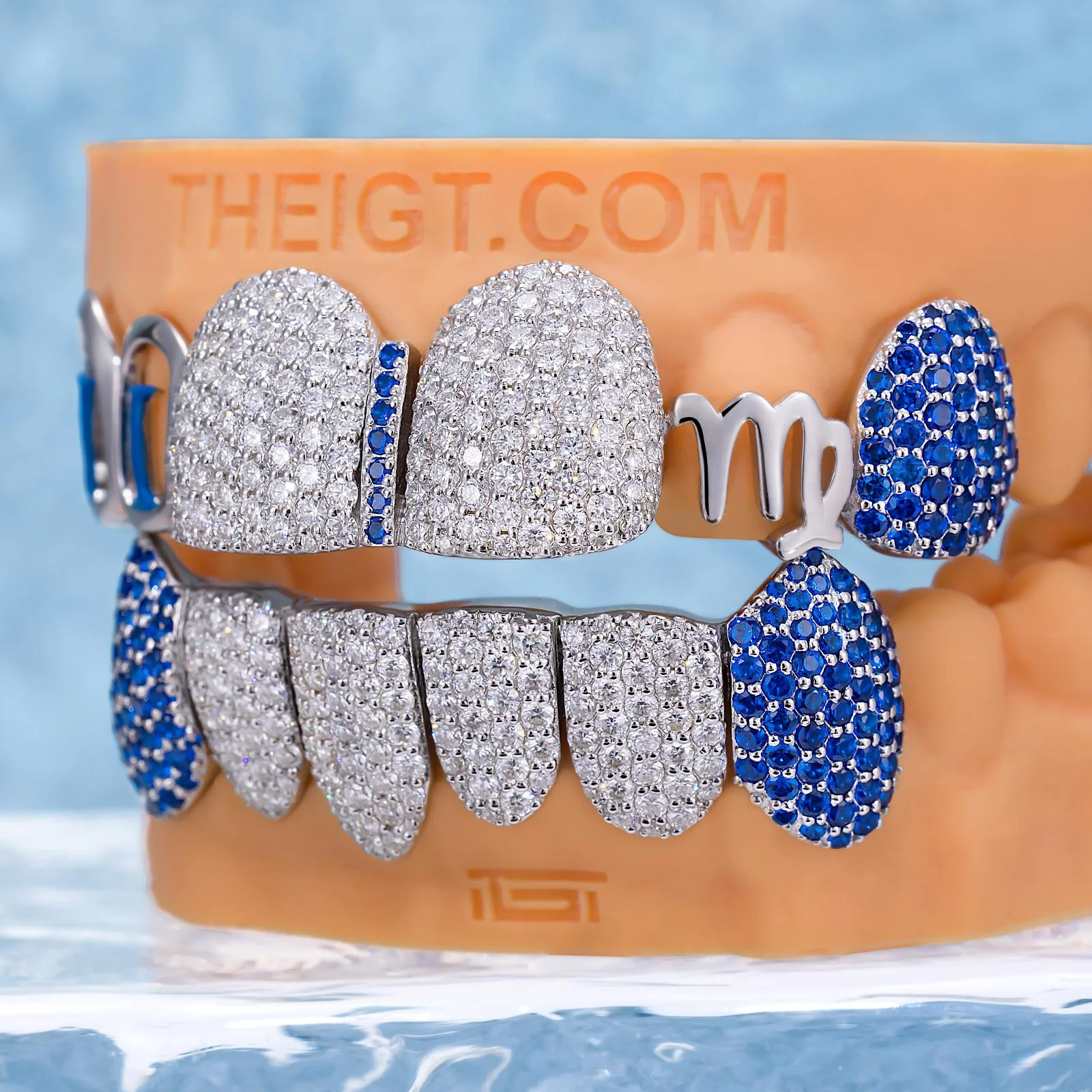 Capricorn Blue Fang Grillz - Image 2