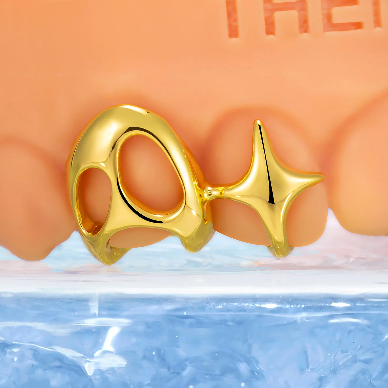 Celestial Abstract Gold Grillz - Image 2