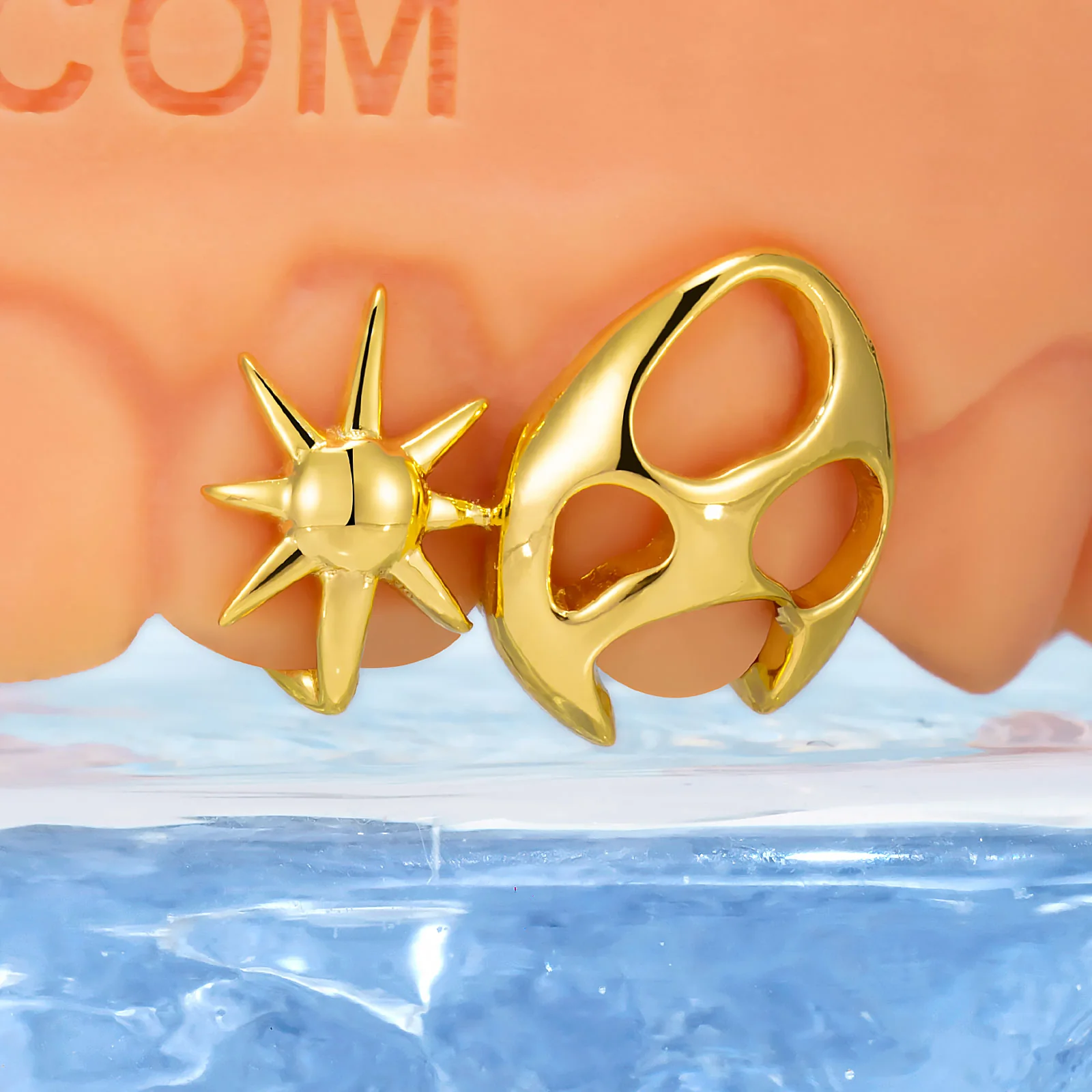 Celestial Abstract Gold Grillz - Image 3