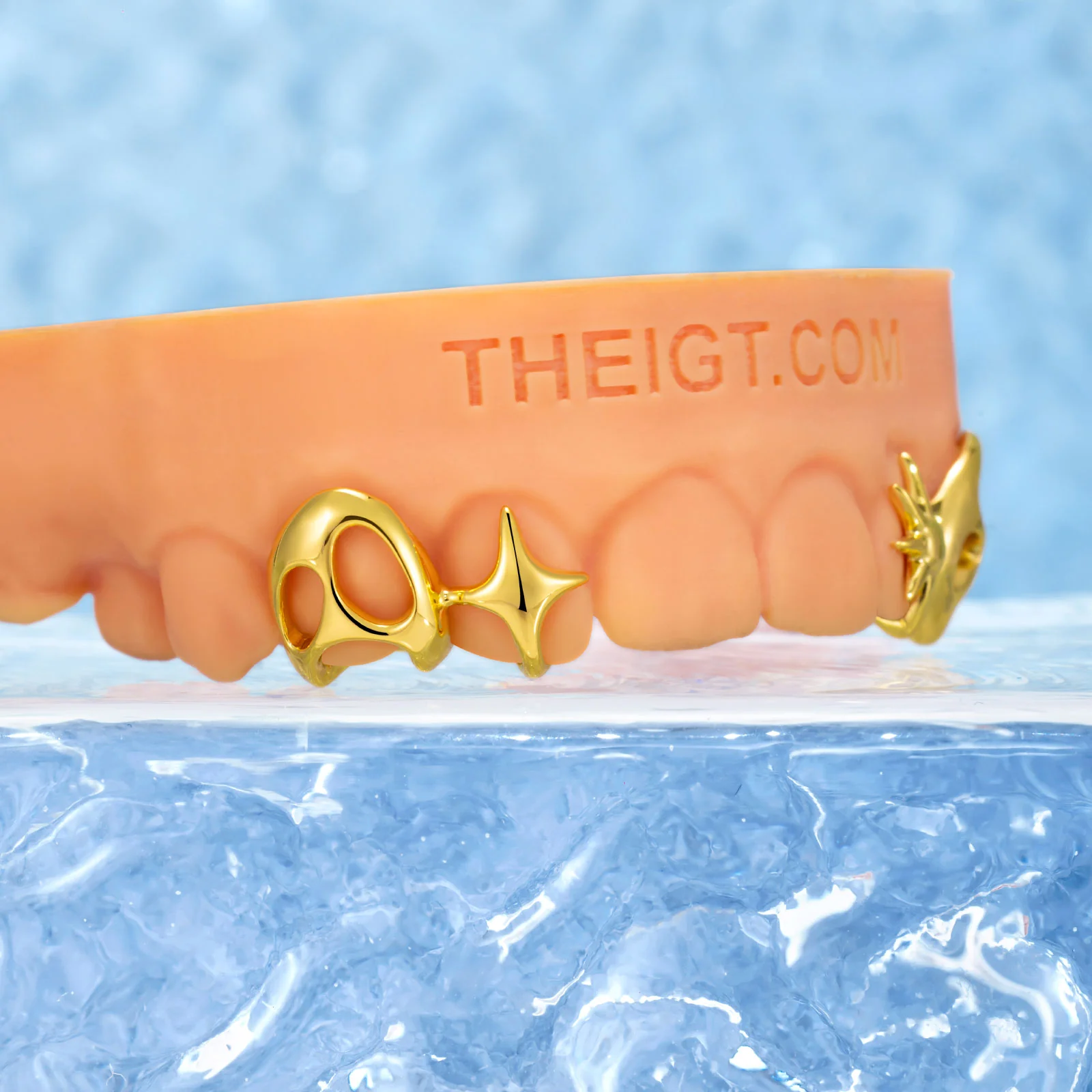 Celestial Abstract Gold Grillz - Image 4