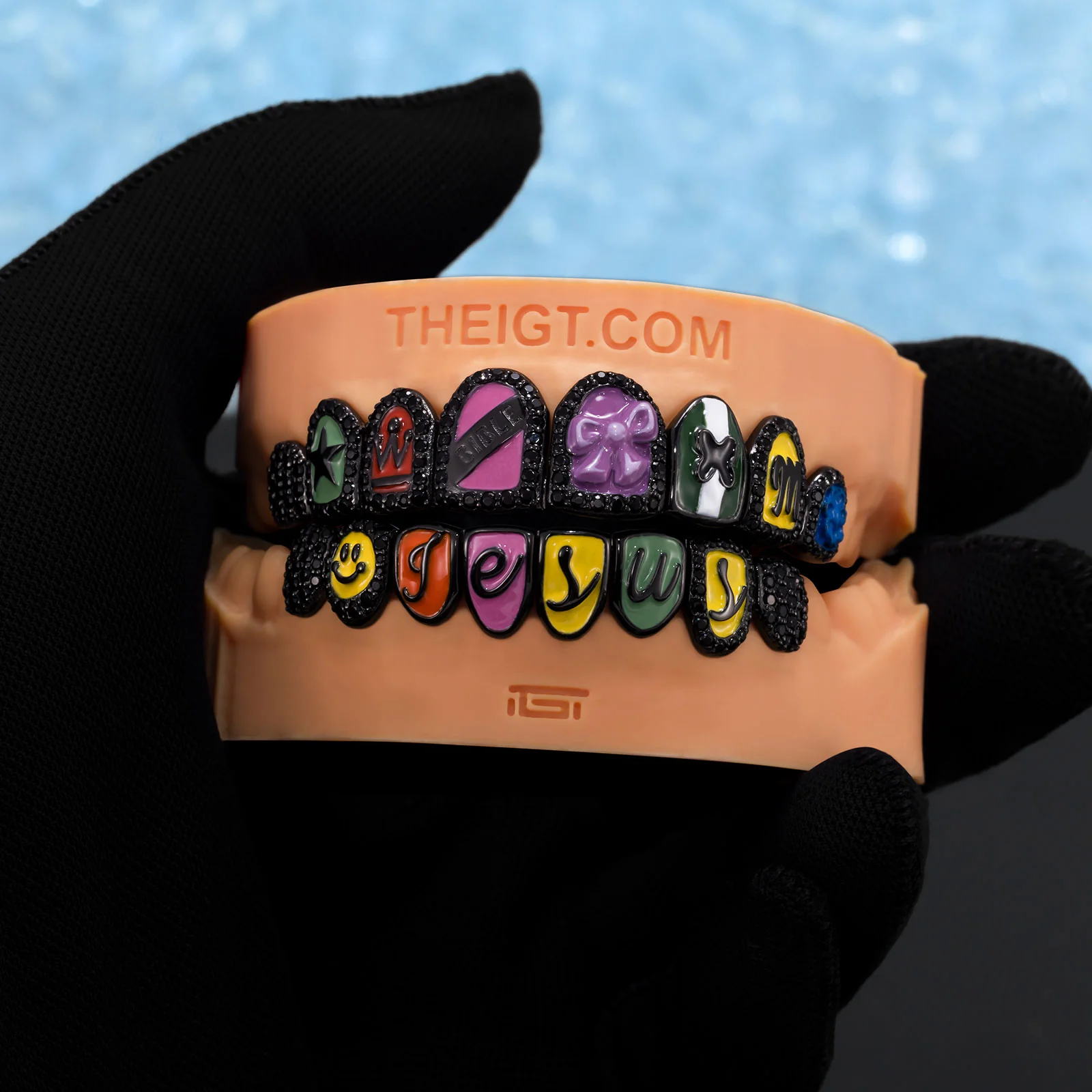 Colorful Gospel Grillz: Bible Over Jesus - Image 6