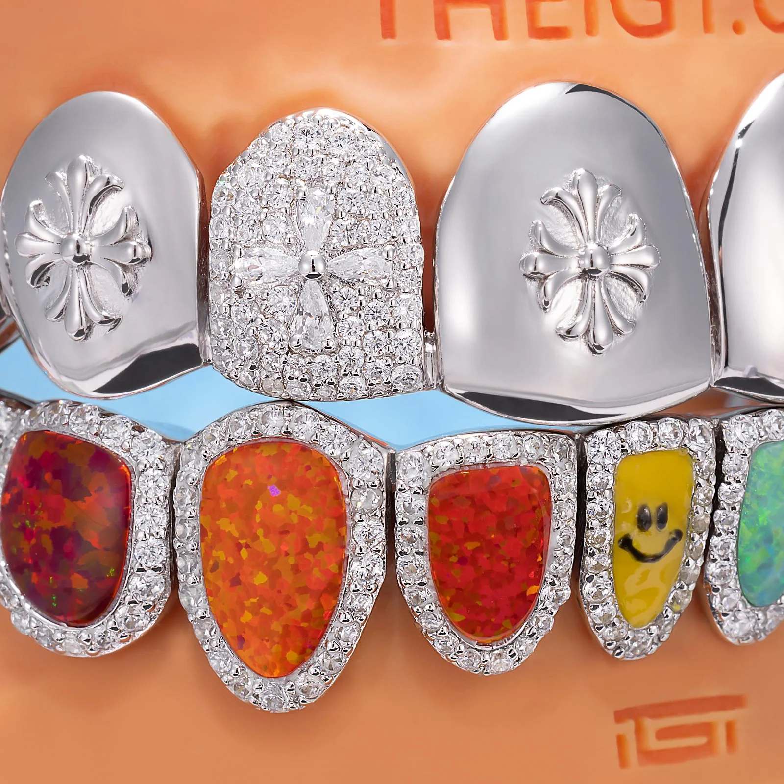 Cross & Multi-Opal Grillz - Image 2