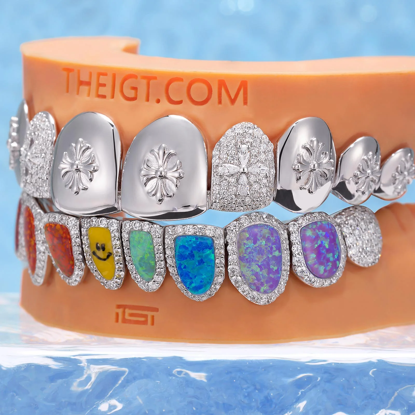 Cross & Multi-Opal Grillz - Image 4